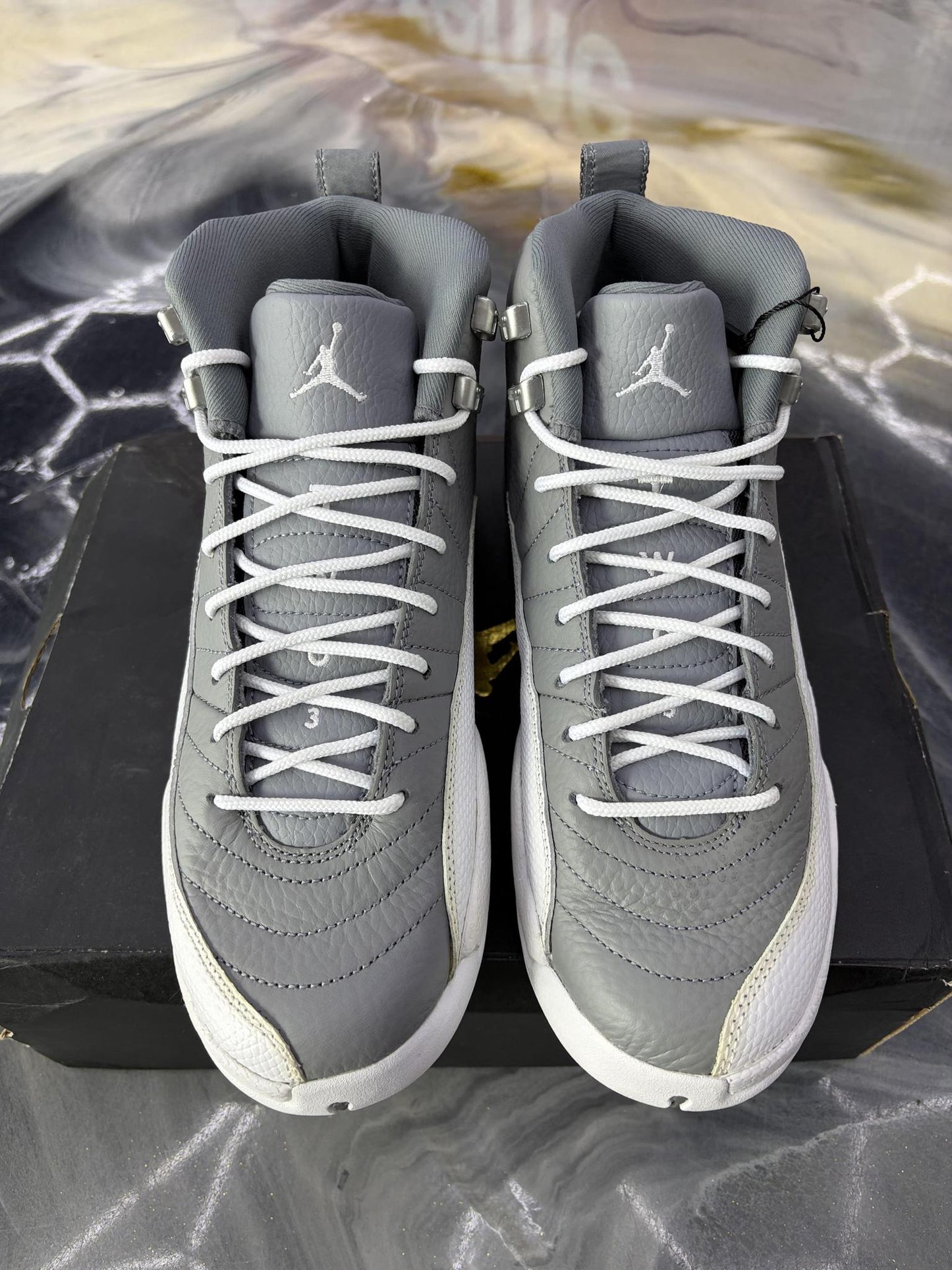 Jordan 12 "Stealth" Used Size 7Y/8.5W