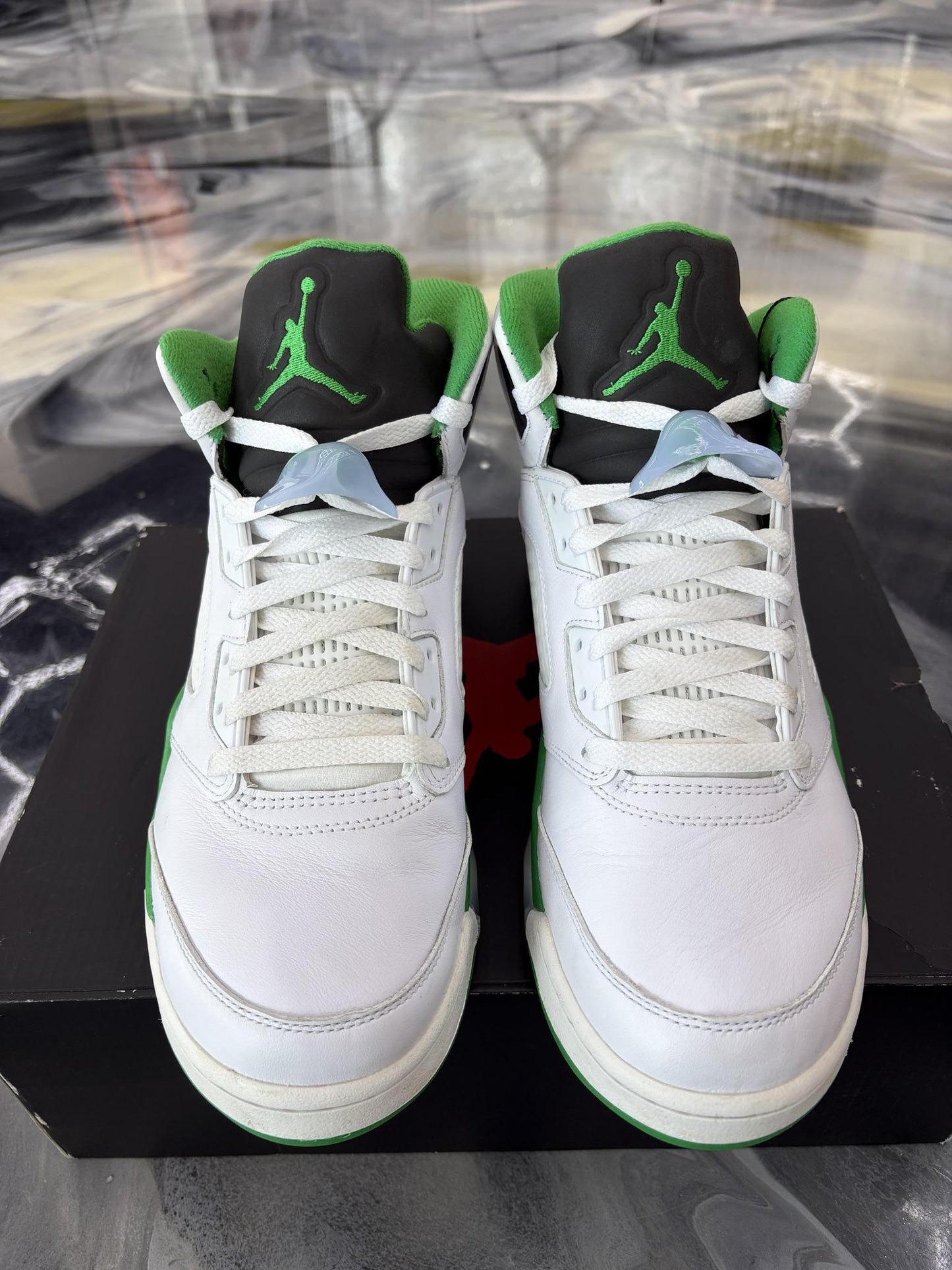 Jordan 5 "Lucky Green" Used Size 10.5