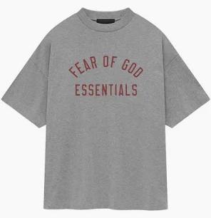 Essentials Jersey Crewneck Tee "Dark Heather"