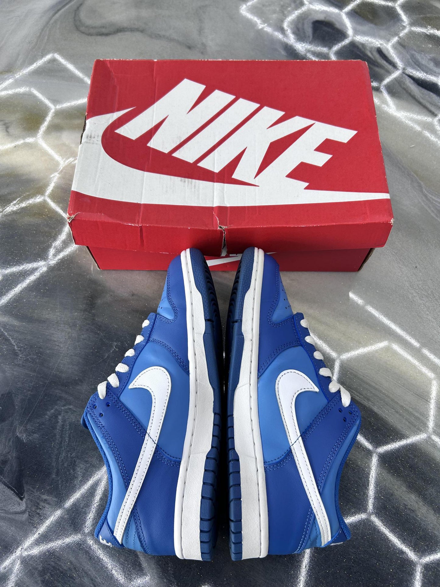 Nike Dunk Low "Marina Blue" Used Size 7Y/8.5W