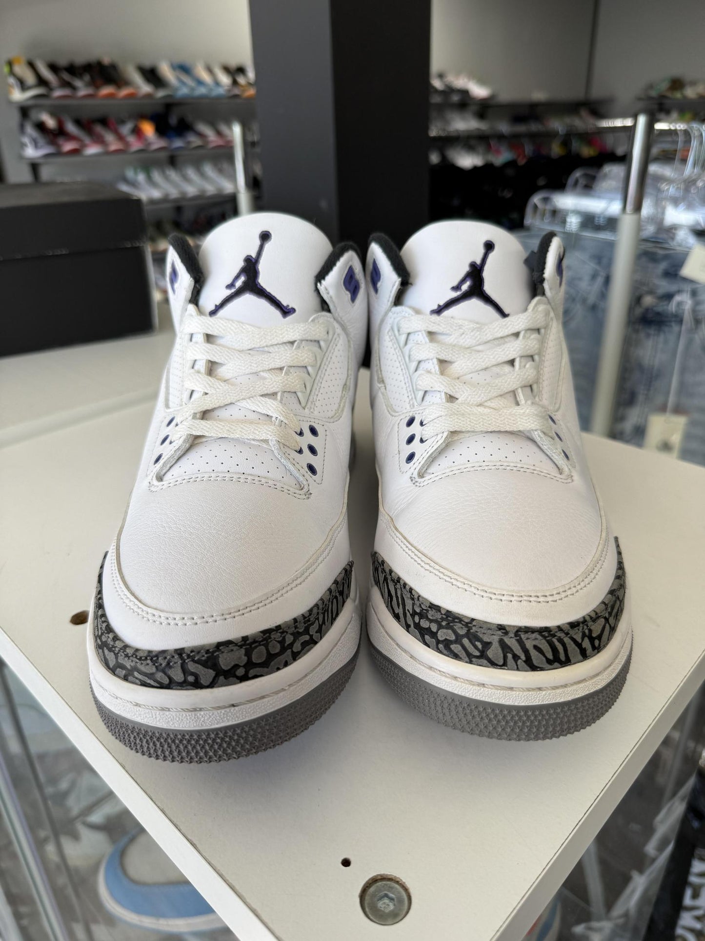 Jordan 3 "Dark Iris" Used Size 12