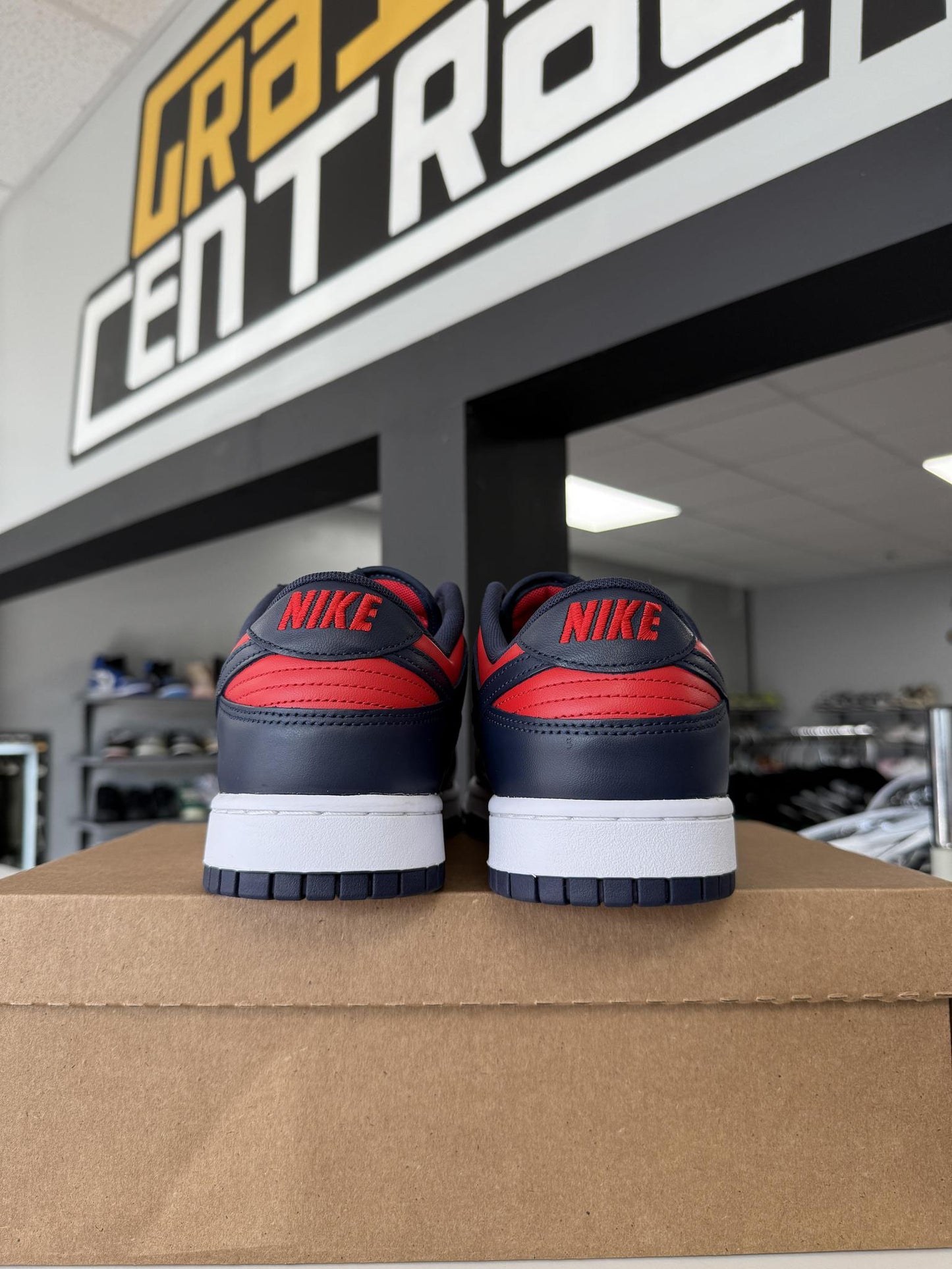 Nike Dunk Low "CO.JP University Red" Used Size 13