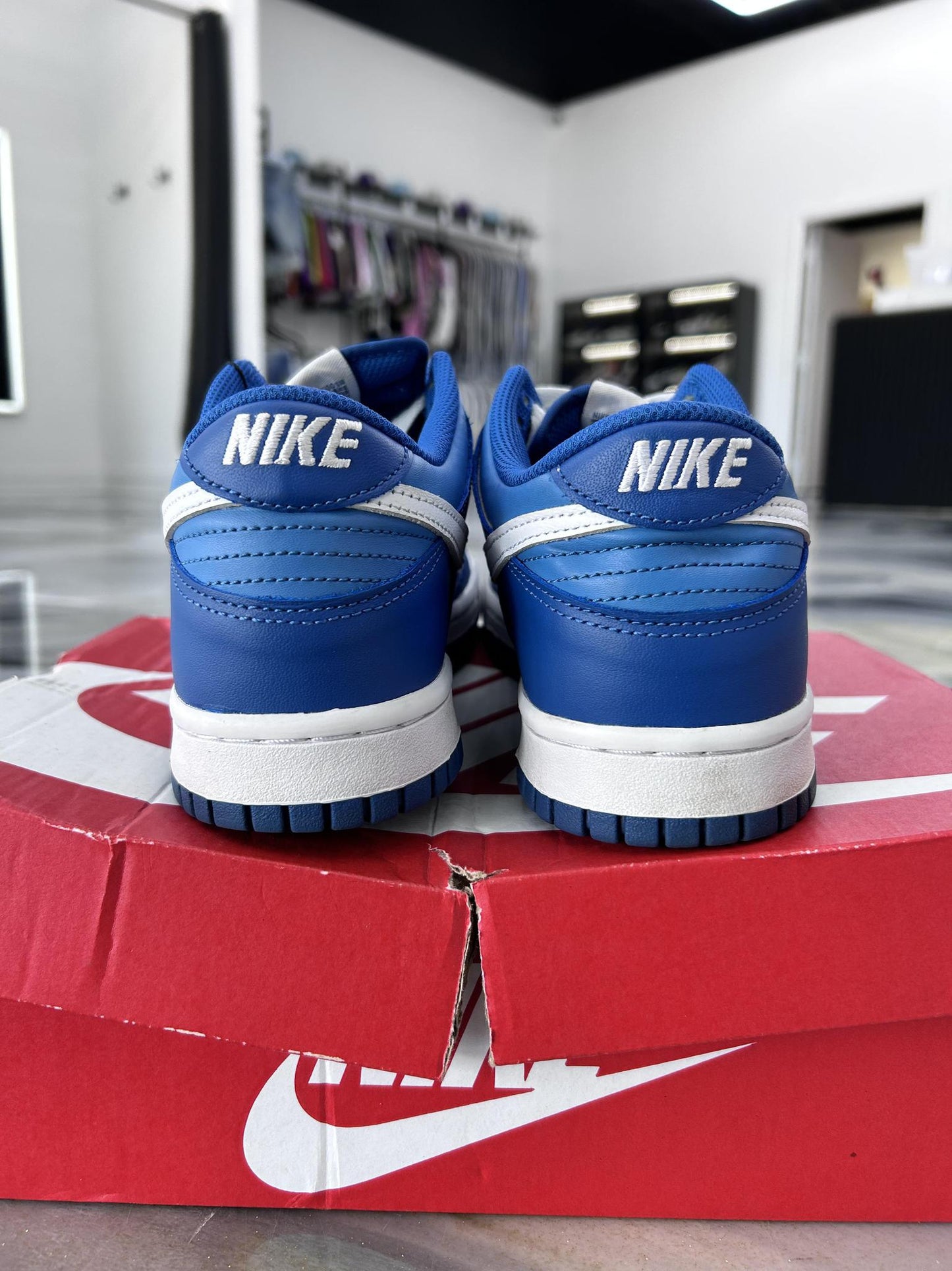 Nike Dunk Low "Marina Blue" Used Size 7Y/8.5W