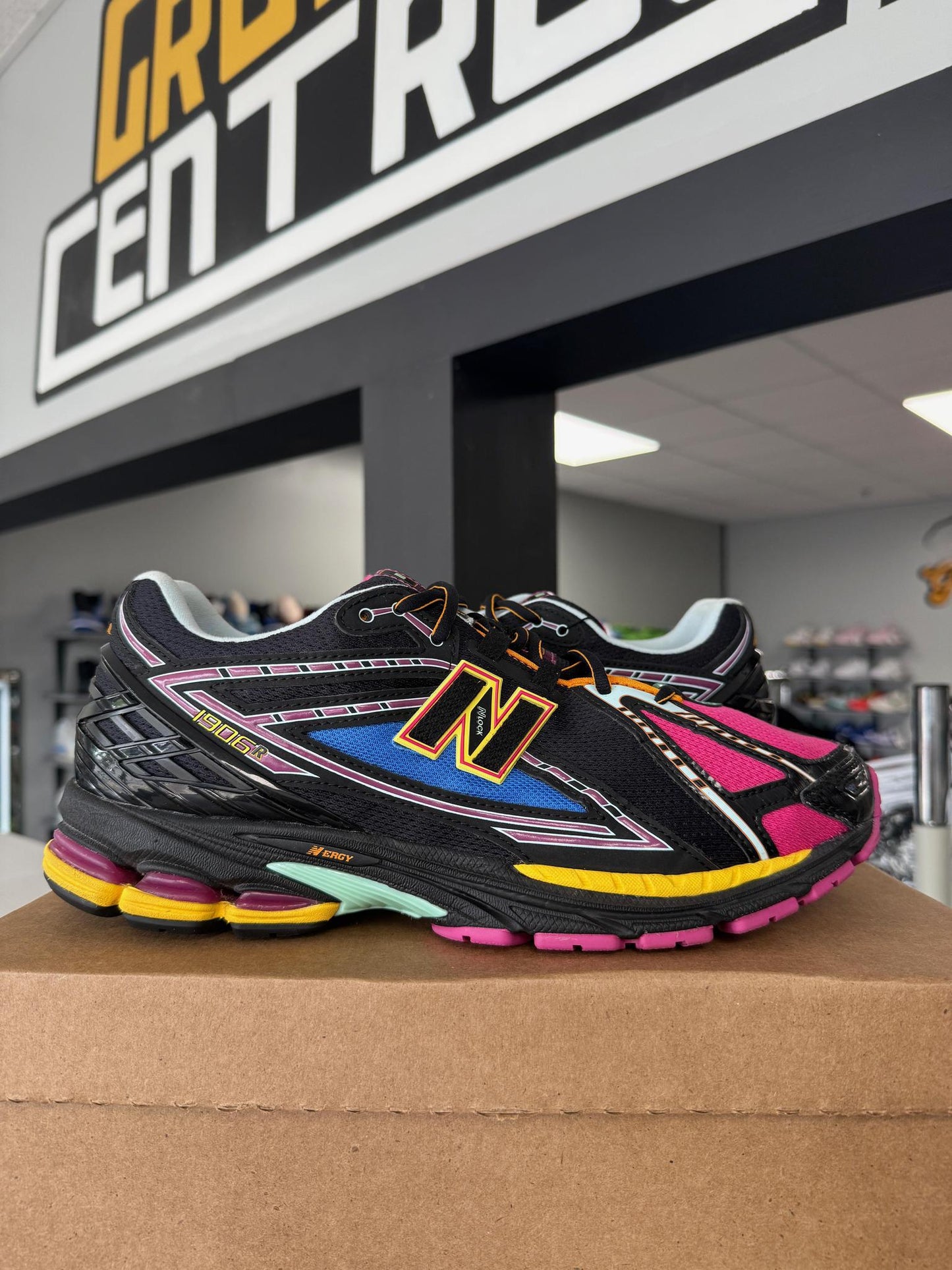 New Balance 1906R "Neon Nights" Used Size 11.5