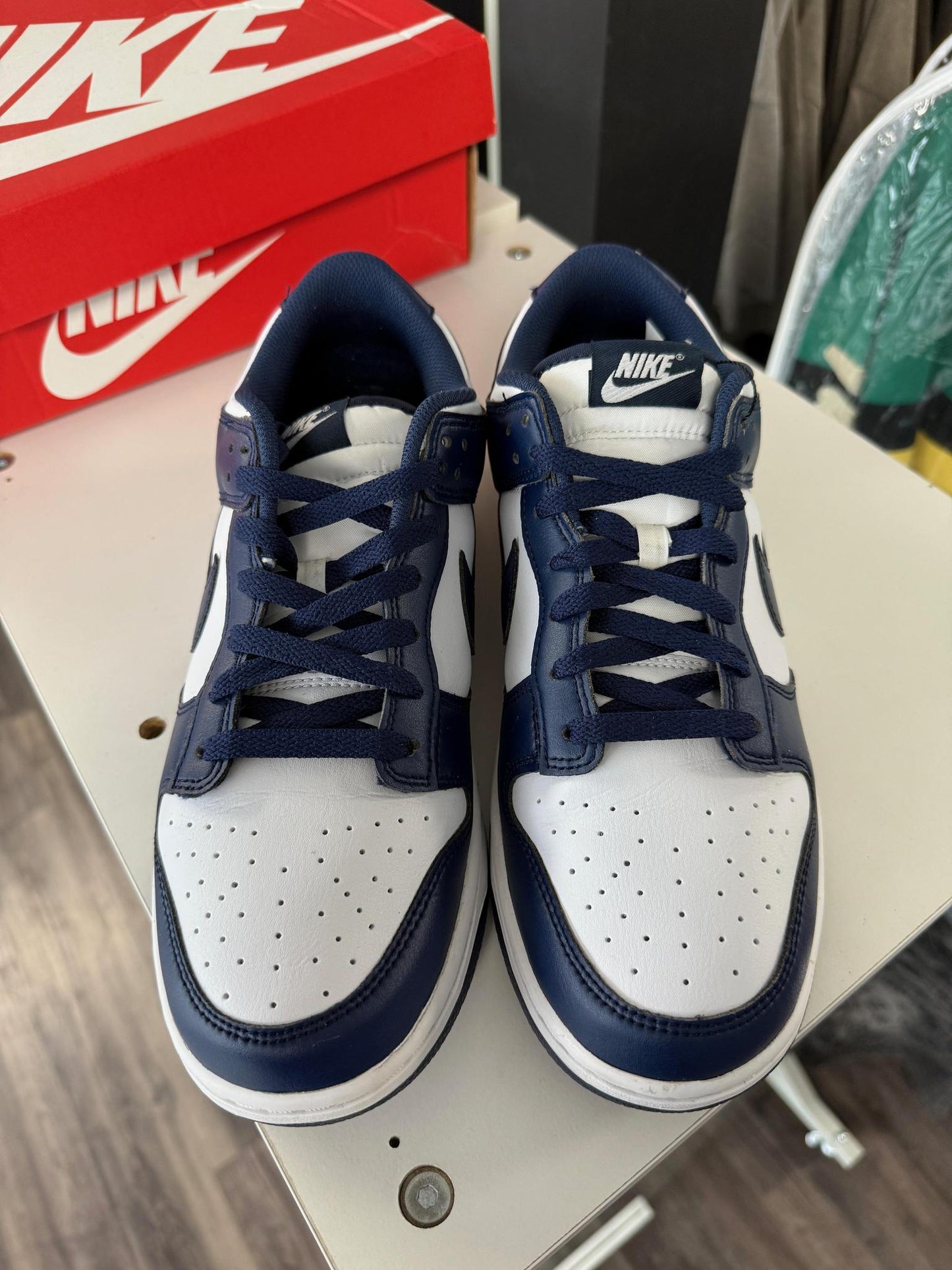 Nike Dunk Low "Midnight Navy" Used Size 10.5