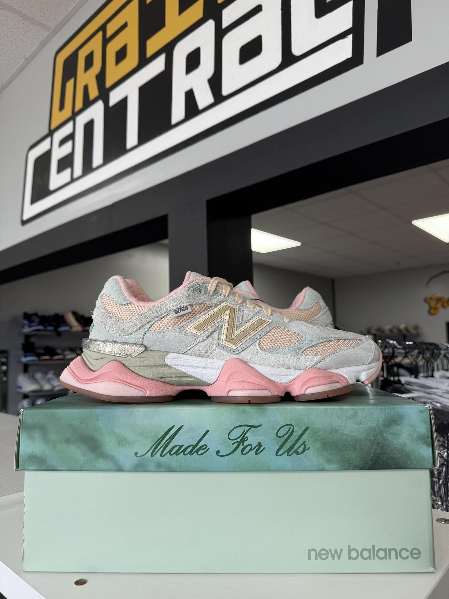 New Balance 9060 x JFG "Baby Shower Blue" Used Size 9.5