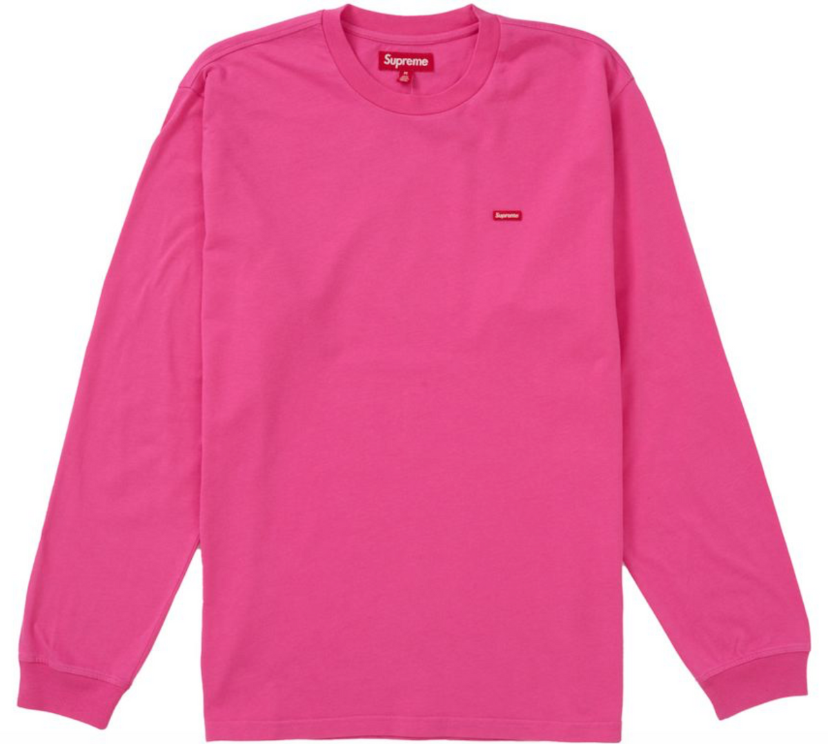 Supreme Small Box Long Sleeve "Hot Pink"