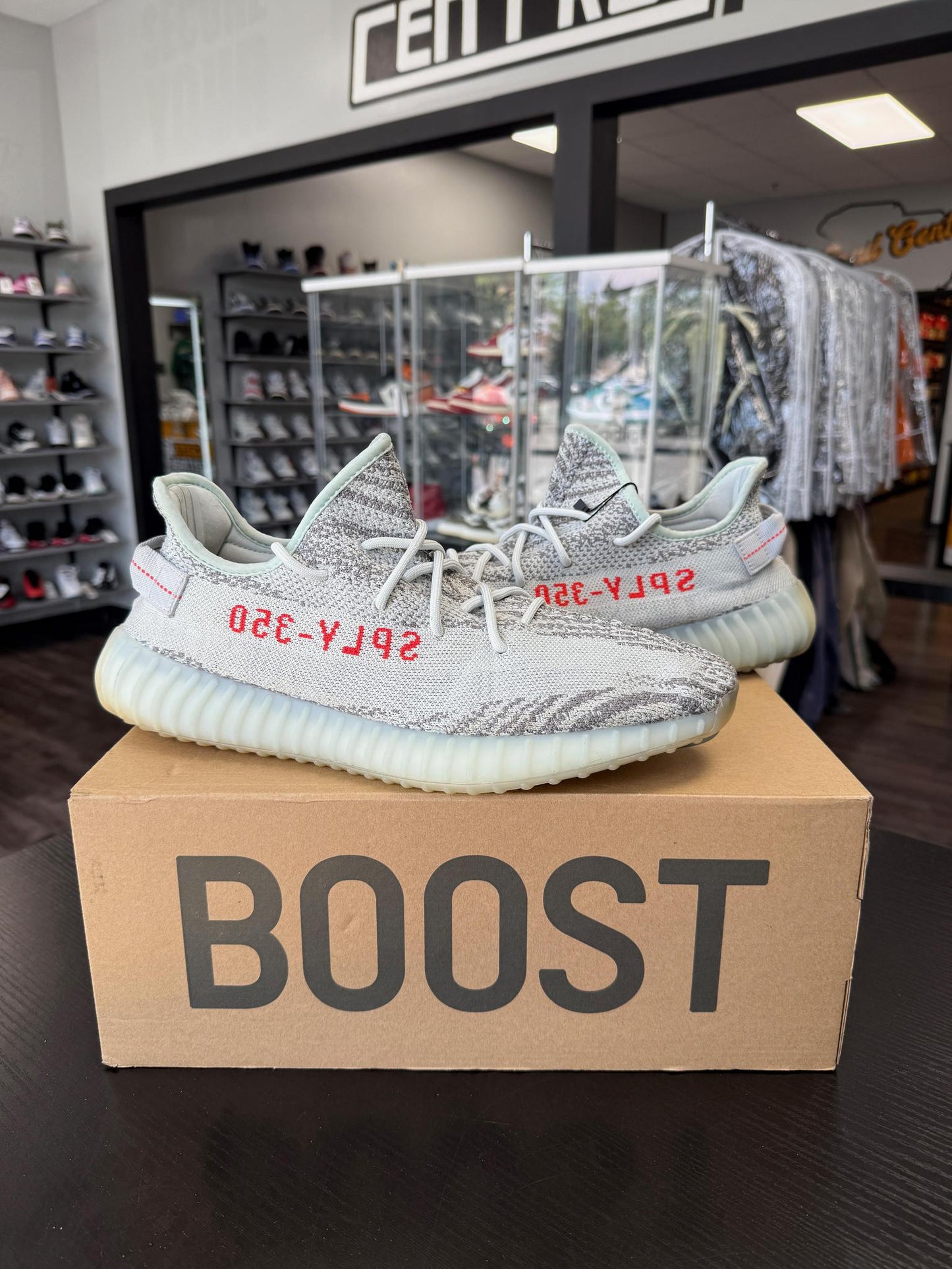Yeezy 350 V2 "Blue Tint" Used Size 13
