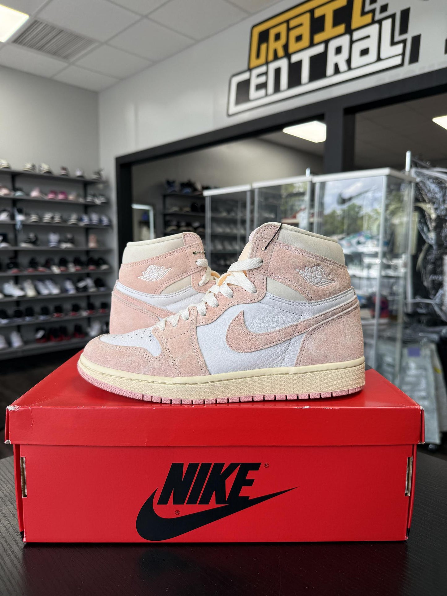 Jordan 1 "Washed Pink" Used Size 6Y/7.5W