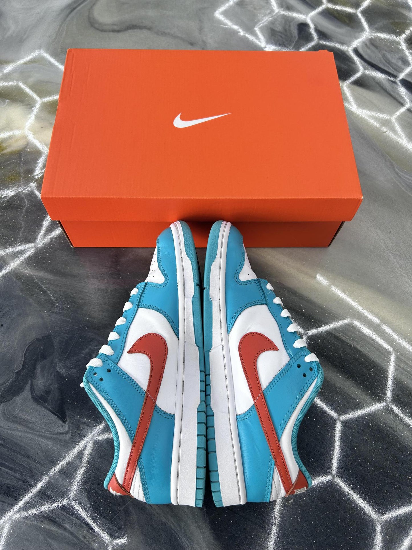 Nike Dunk Low "Dolphins" Used Size 9
