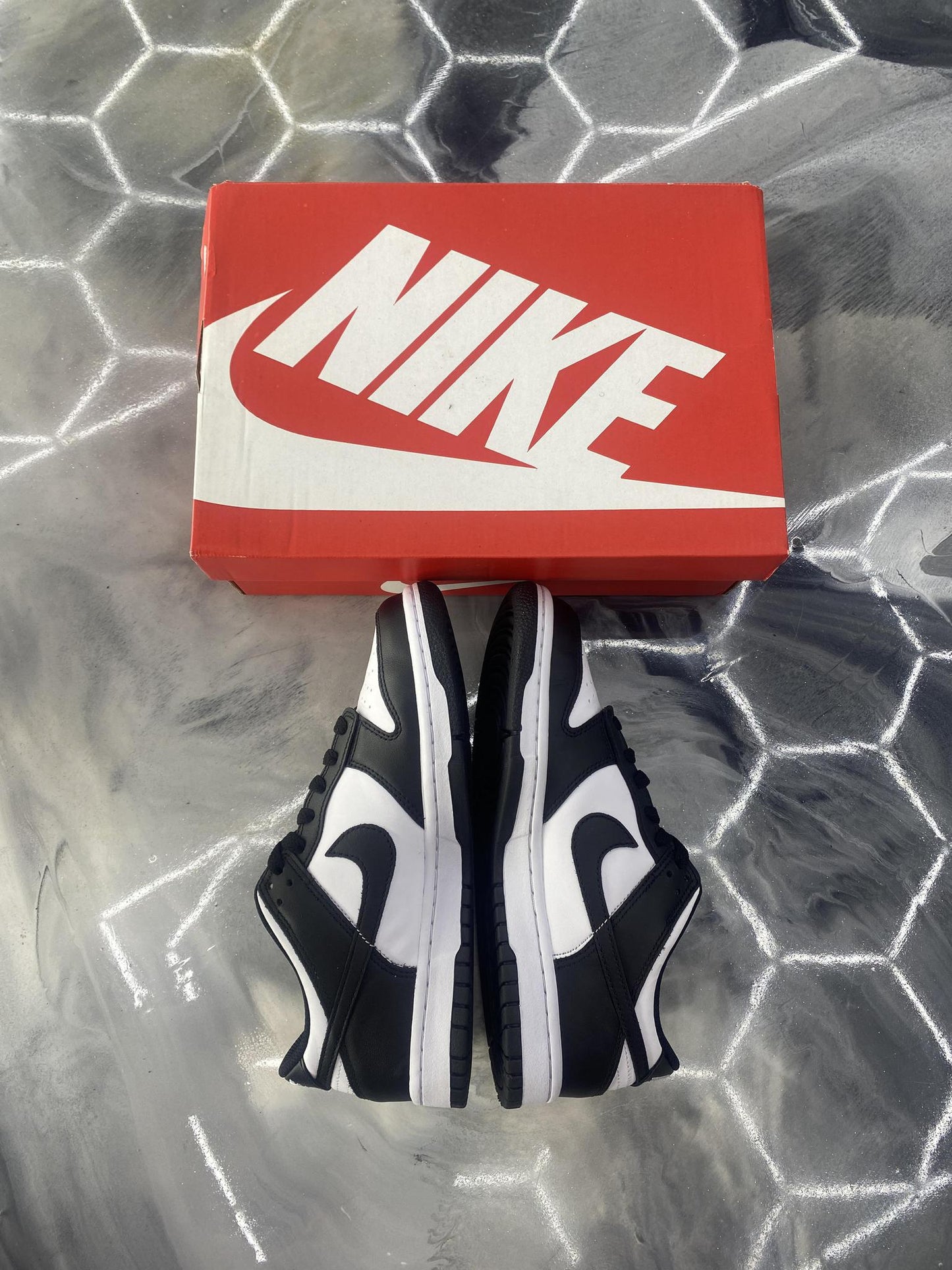 Nike Dunk Low "Panda" Used Size 7Y/8.5W