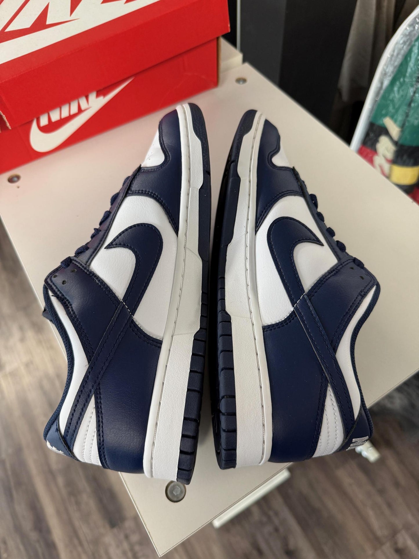Nike Dunk Low "Midnight Navy" Used Size 10.5