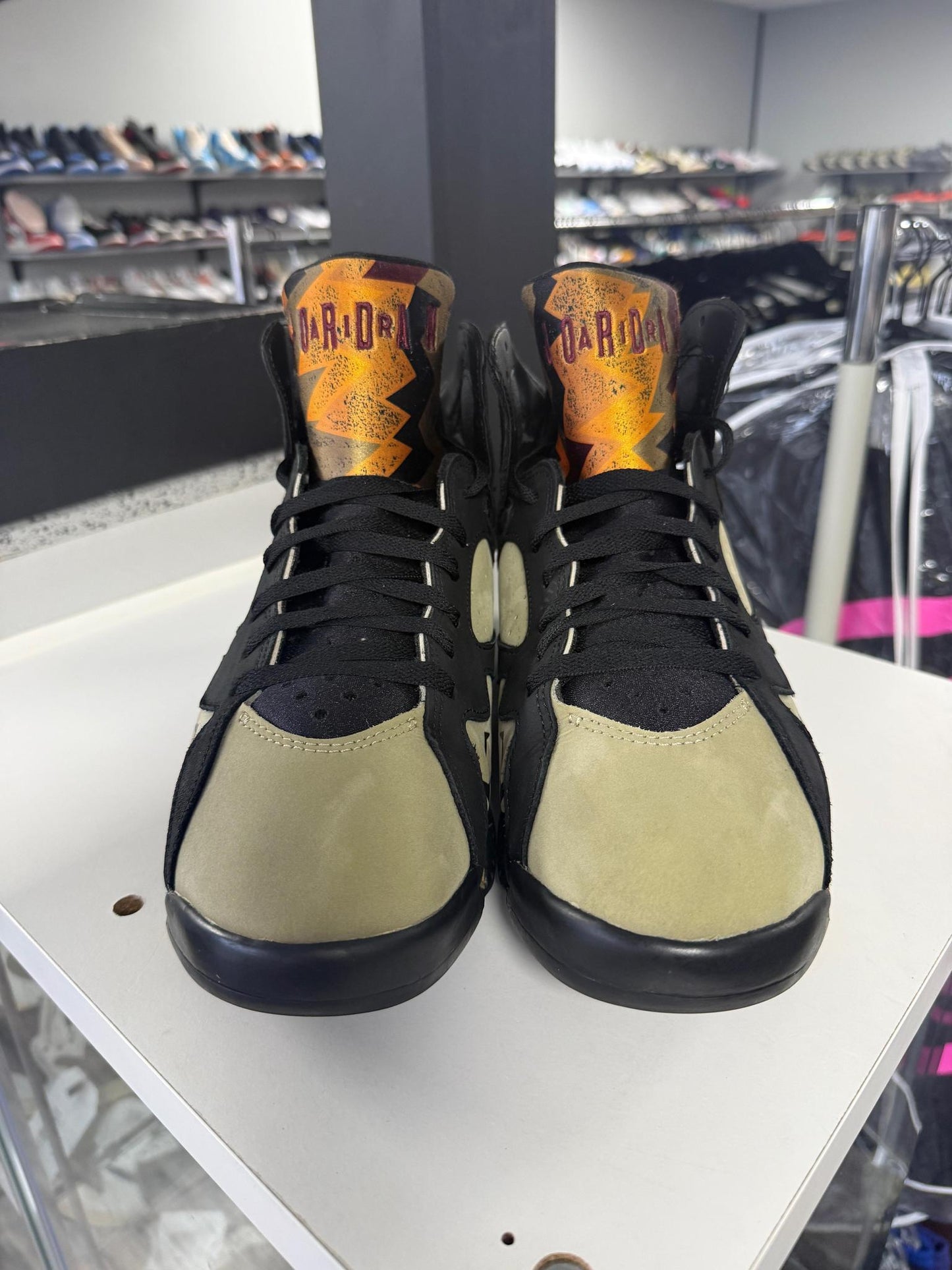 Jordan 7 "Black Olive" Used Size 12
