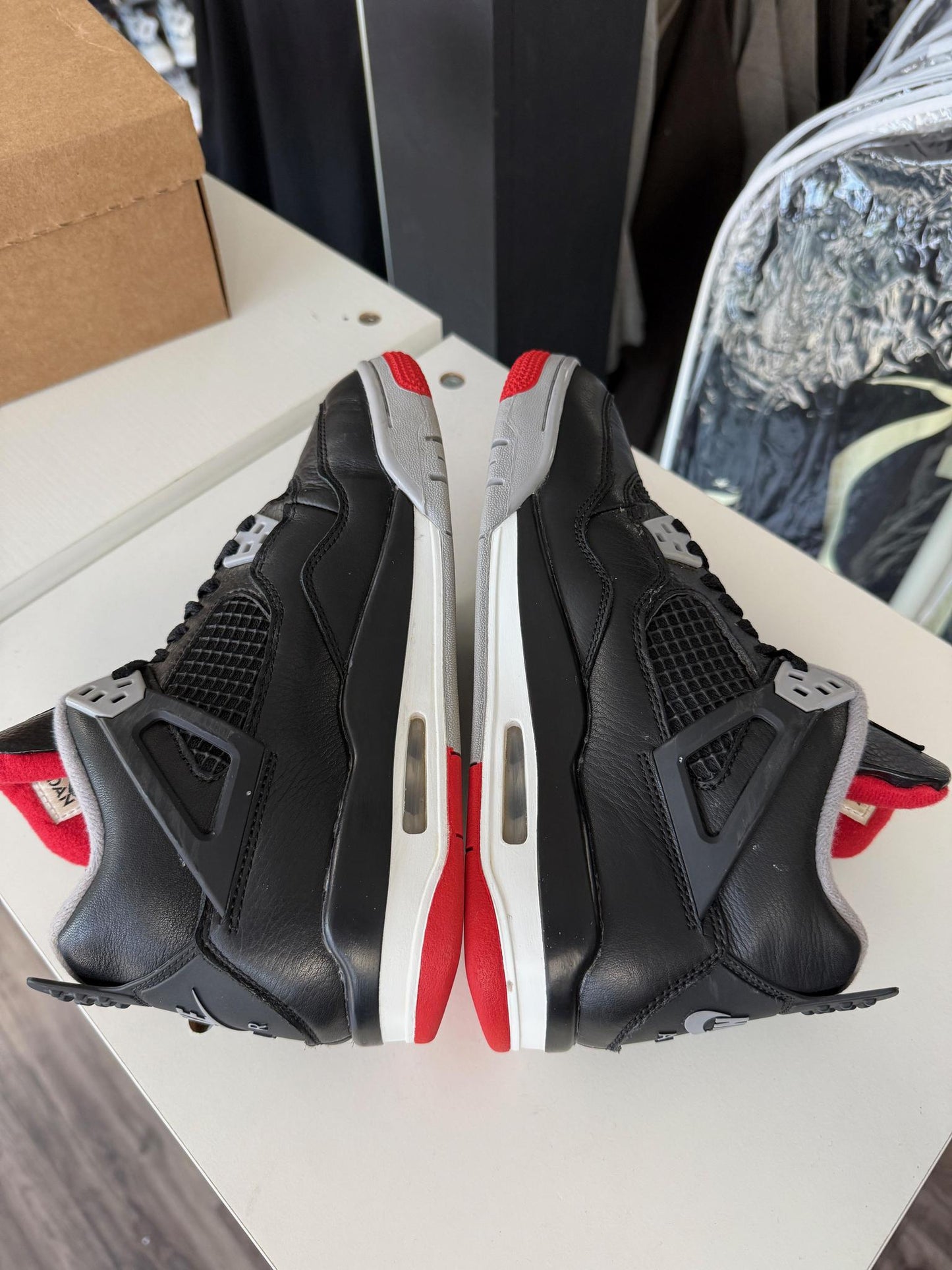 Jordan 4 "Bred Reimagined" Used Size 7Y/8.5W