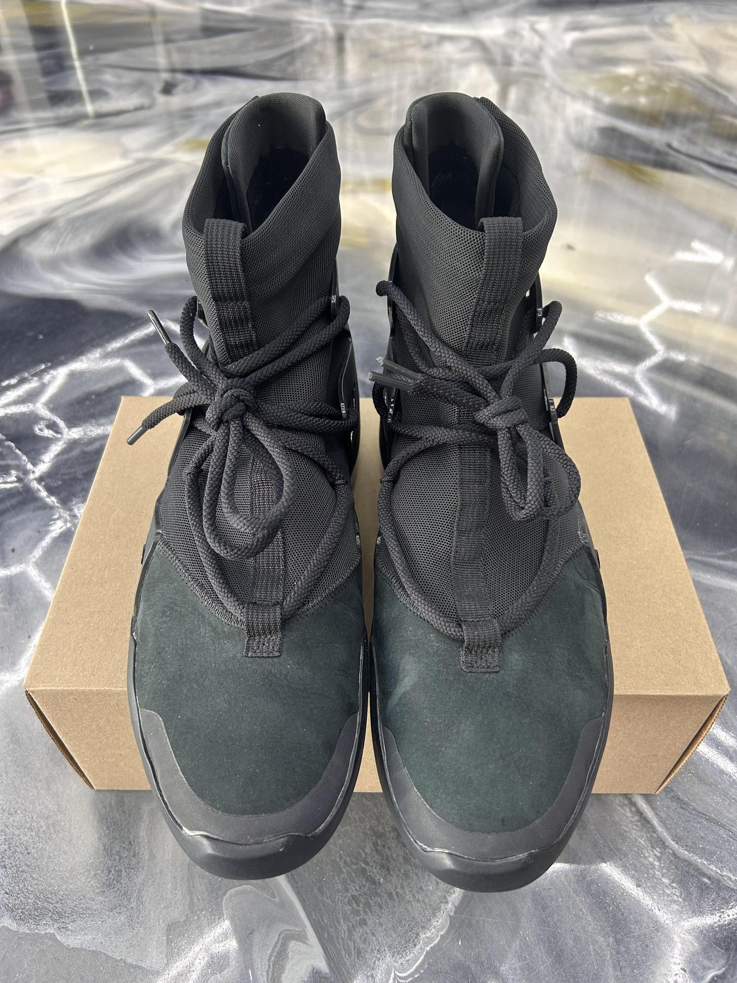Nike x FOG 1 "Triple Black" Used Size 12