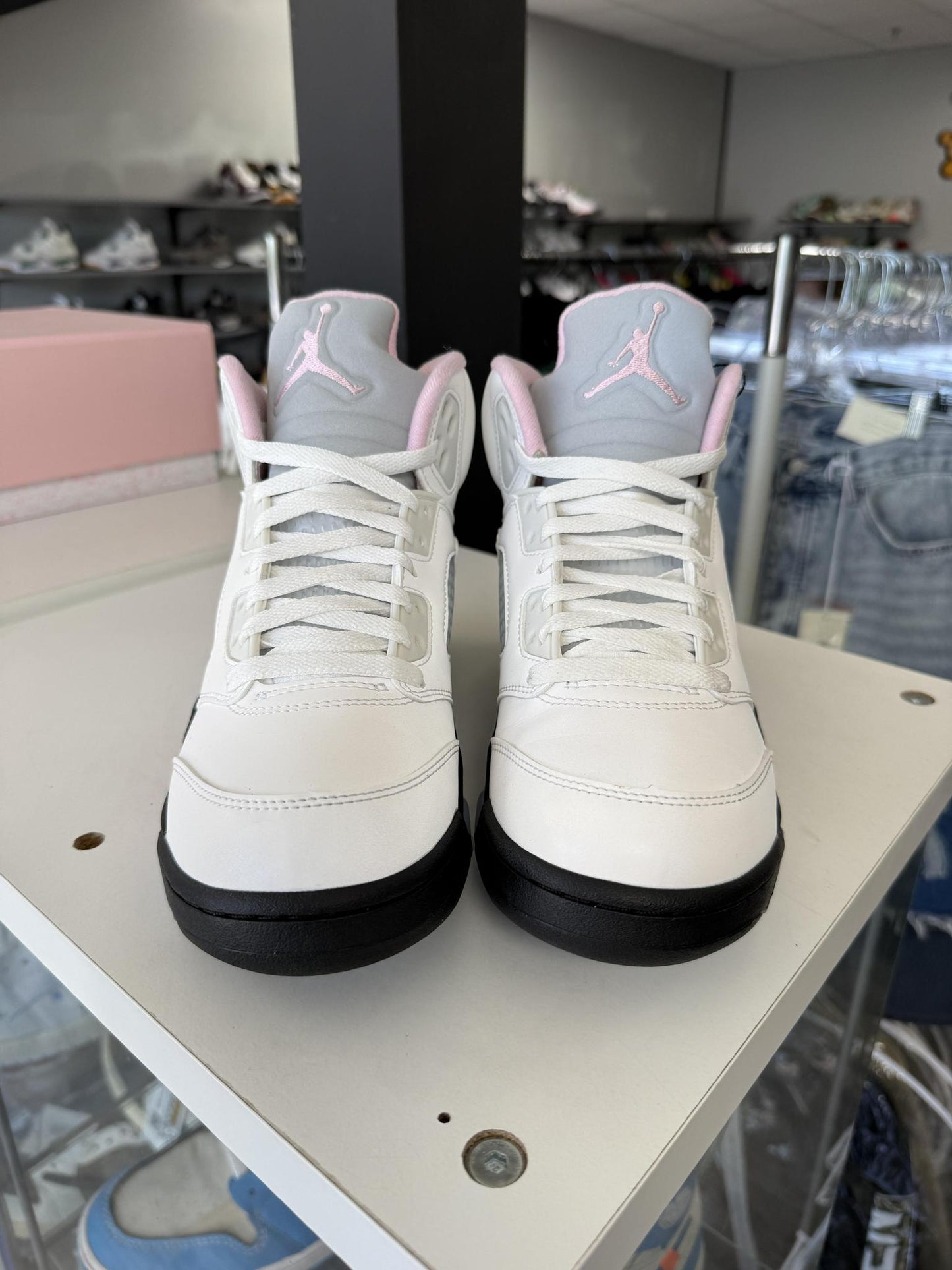 Jordan 5 "Soft Pink" Used Size 7Y/8.5W