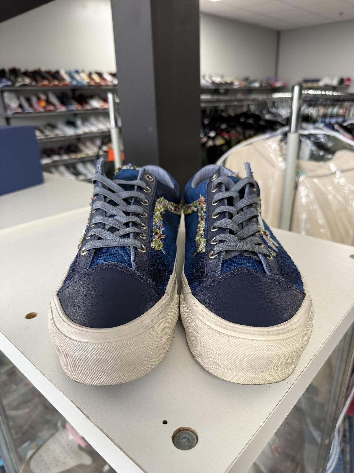 Vans Old Skool 36 LX Souvenir "Navy" Used Size 12