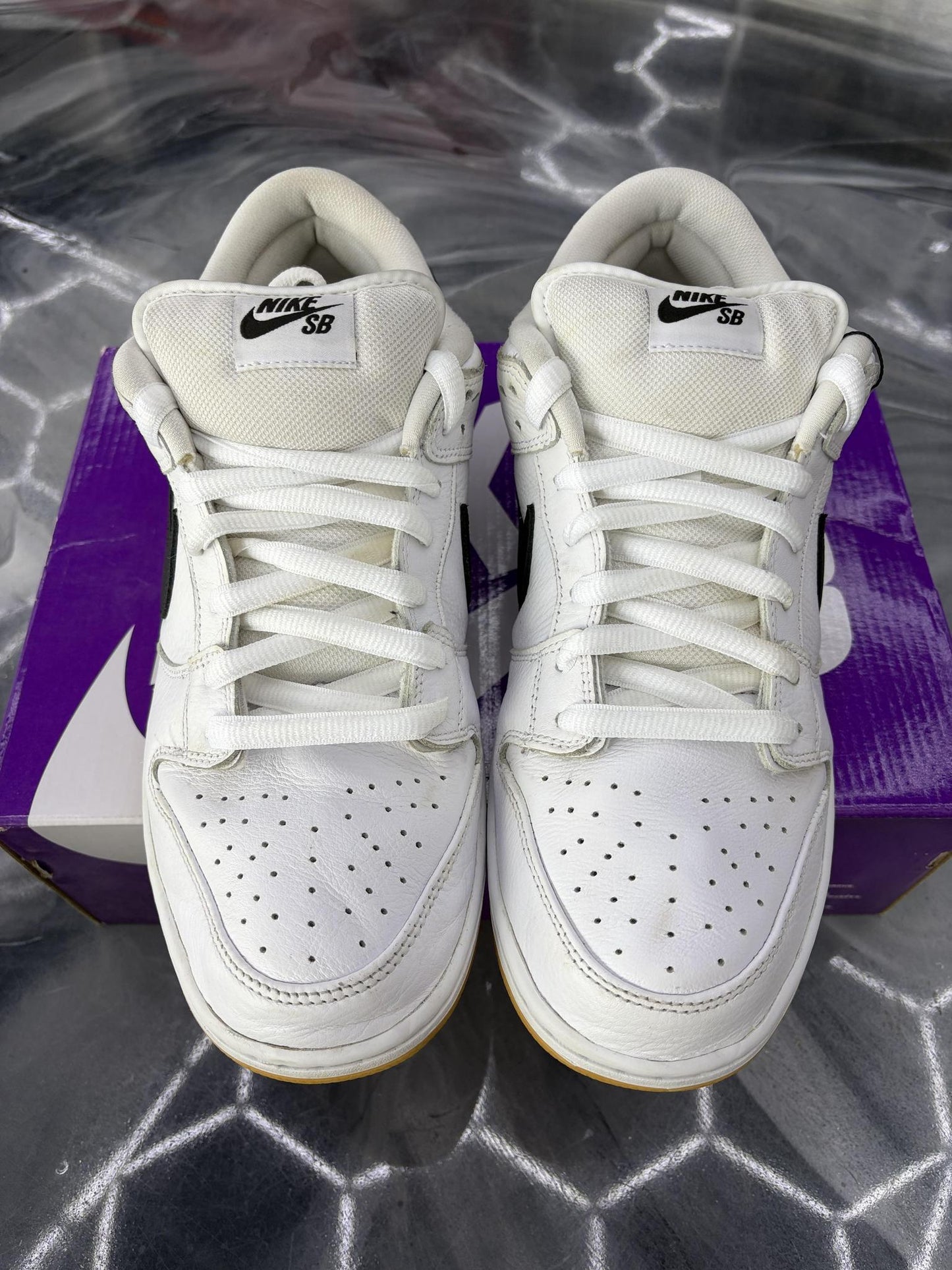 Nike SB Dunk Low "White Gum" Used Size 13