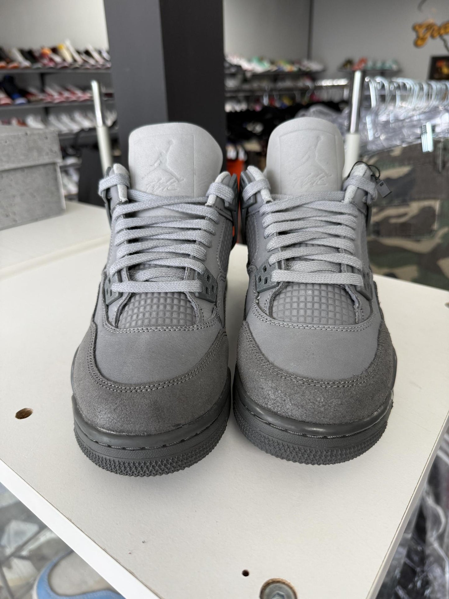 Jordan 4 "Wet Cement" Used Size 7Y/8.5W