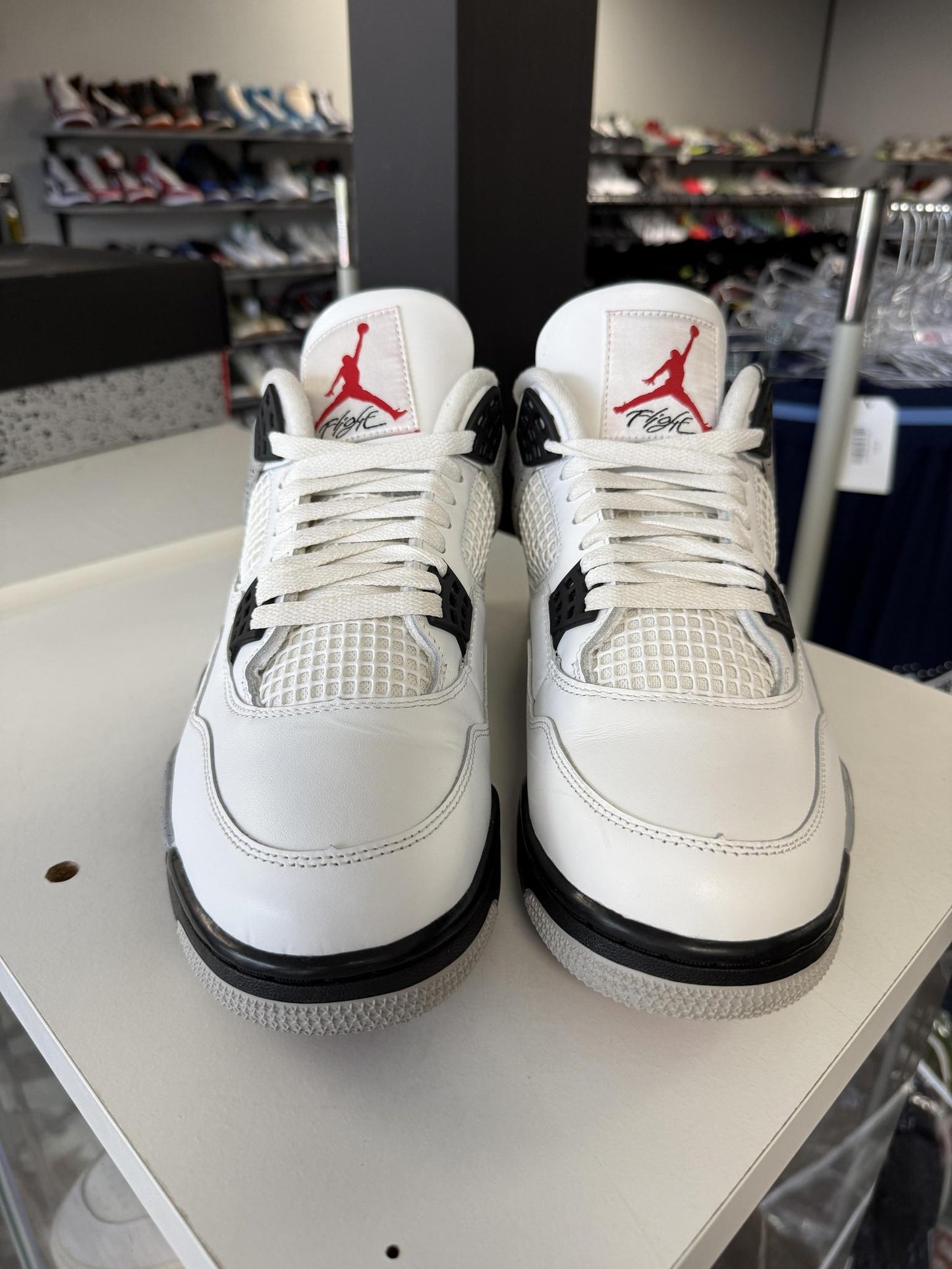 Jordan 4 "White Cement" Used Size 11