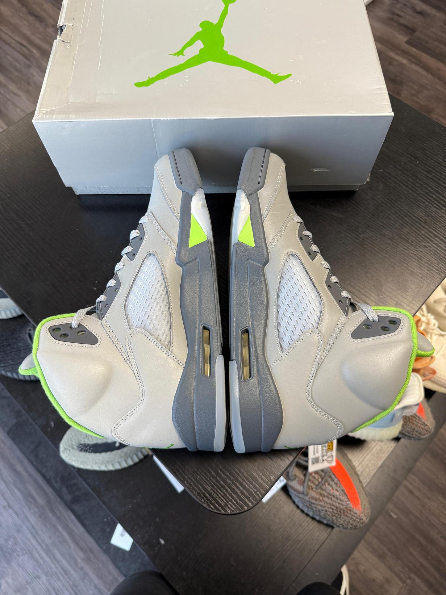 Jordan 5 "Green Bean" Used Size 13