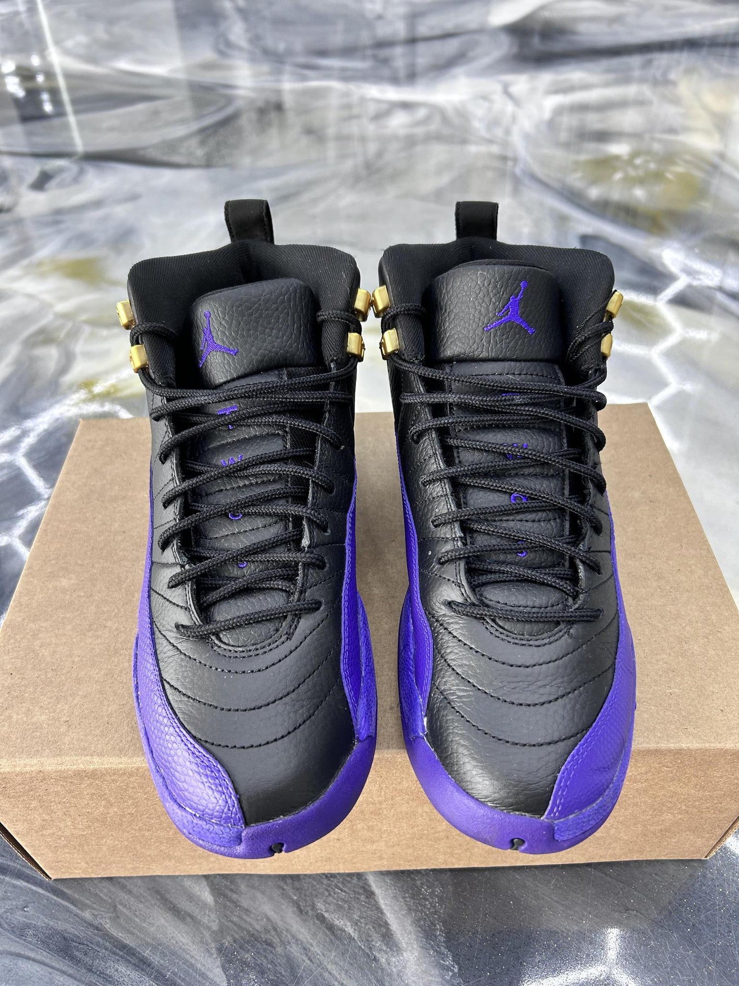Jordan 12 "Field Purple" Used Size 7Y/8.5W
