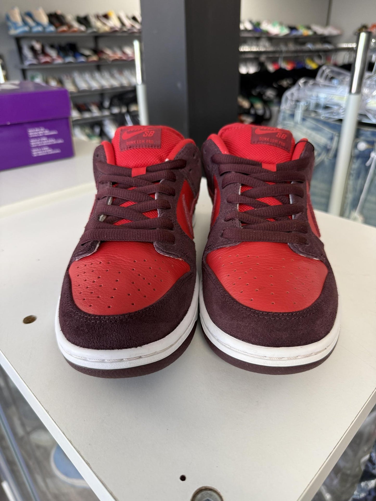 Nike Dunk Low SB "Cherry" Used Size 8.5