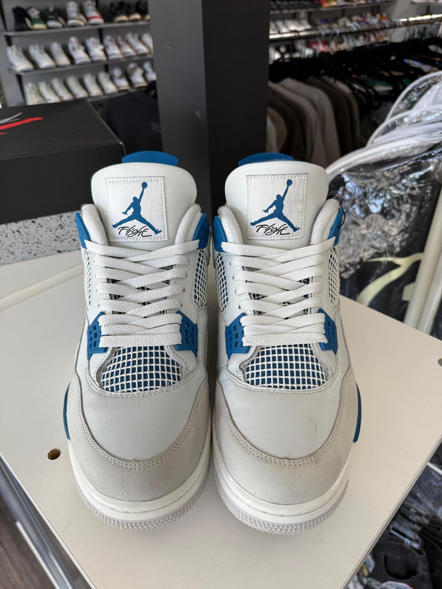 Jordan 4 "Military Blue" Used Size 13