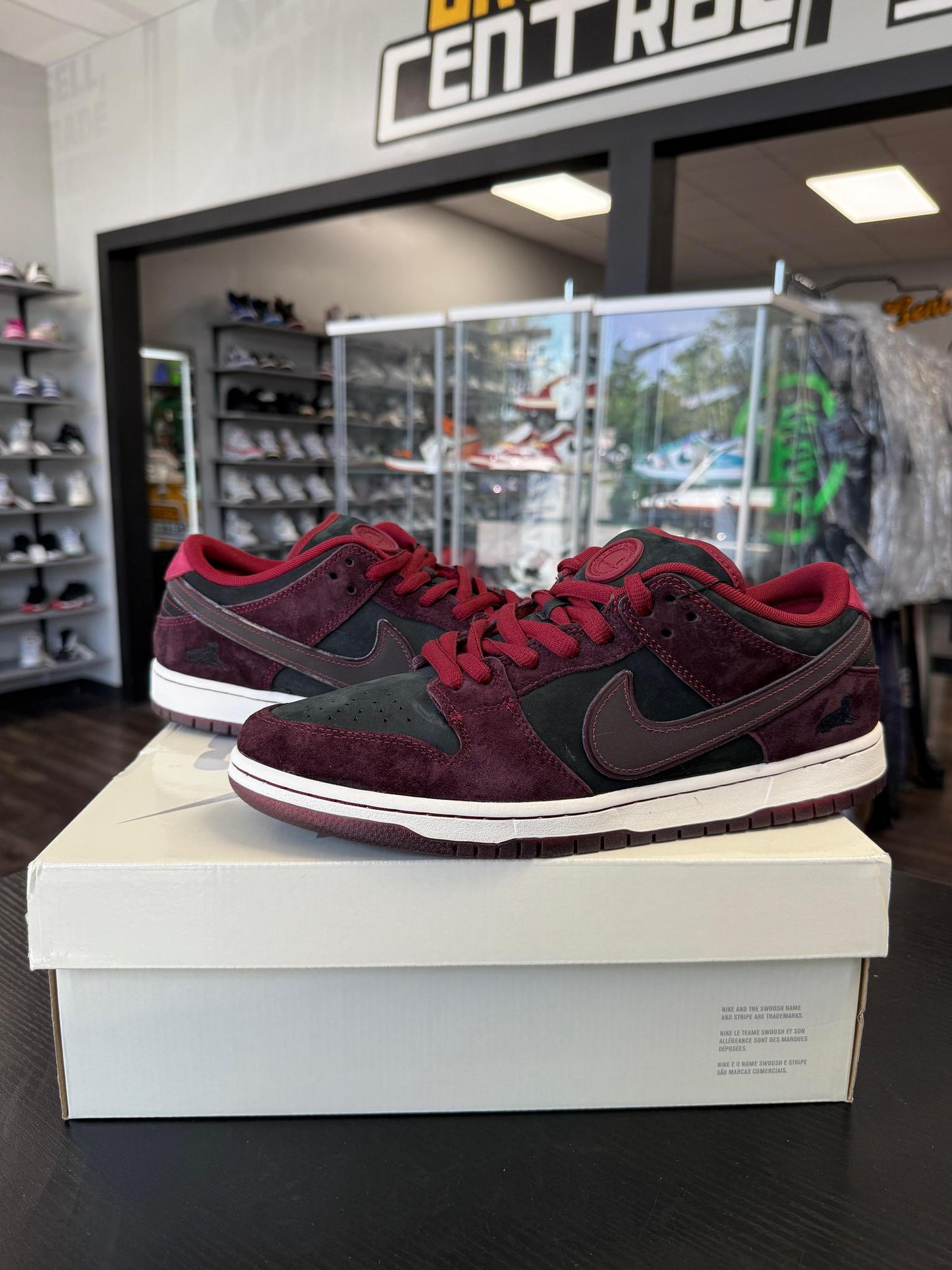 Nike SB Dunk Low x RIOT "Mahogany" Used Size 11