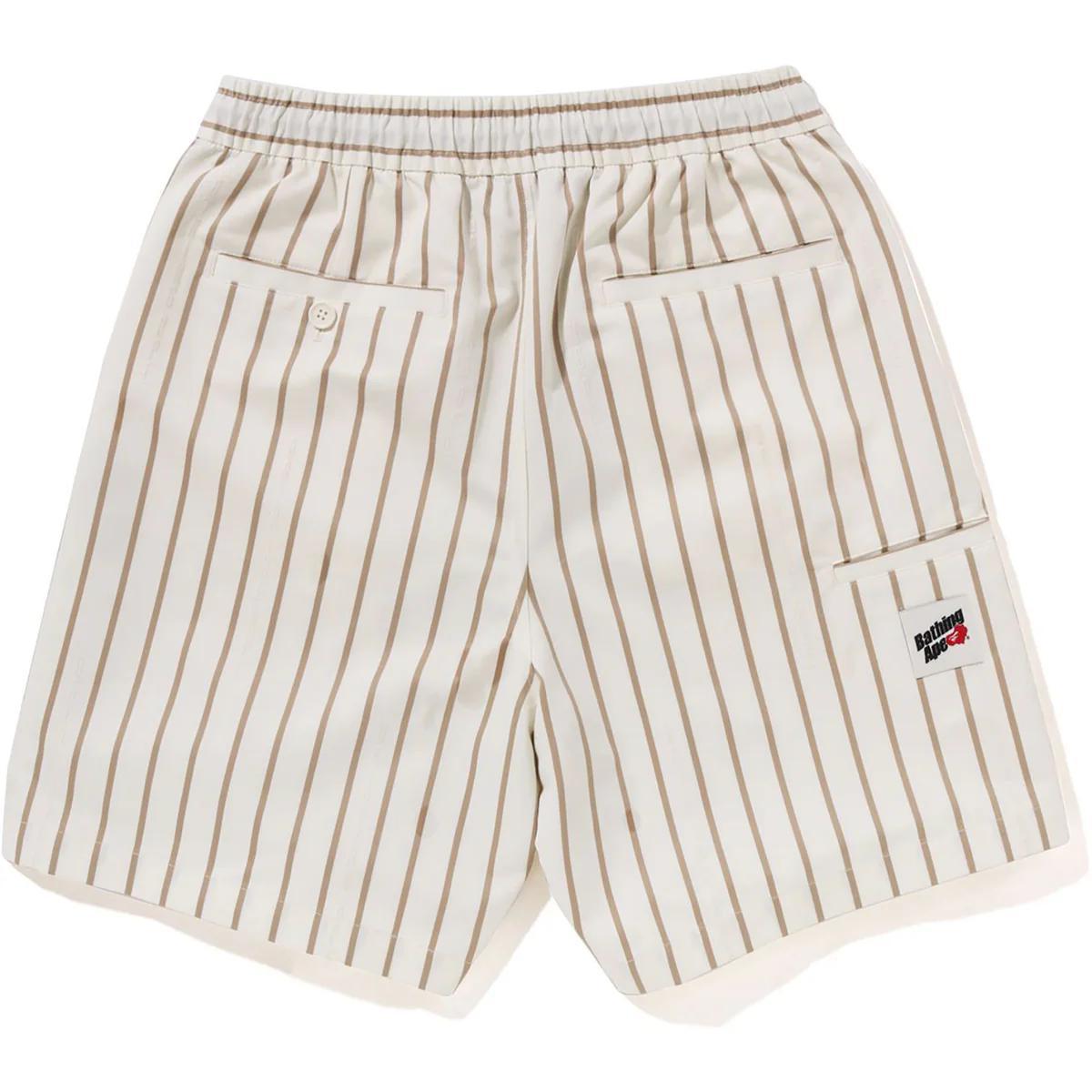 Bape Work Short "Striped"