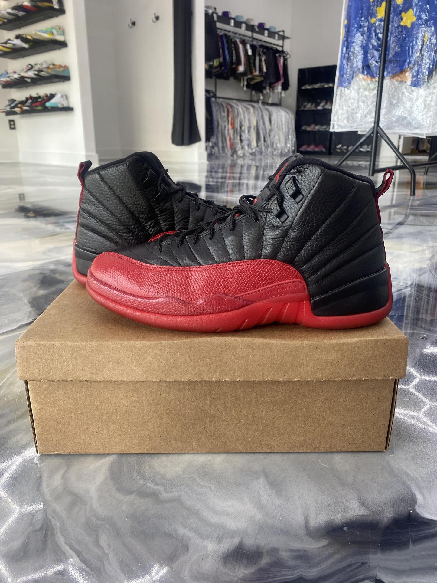 Jordan 12 "Flu Game" Used Size 10.5
