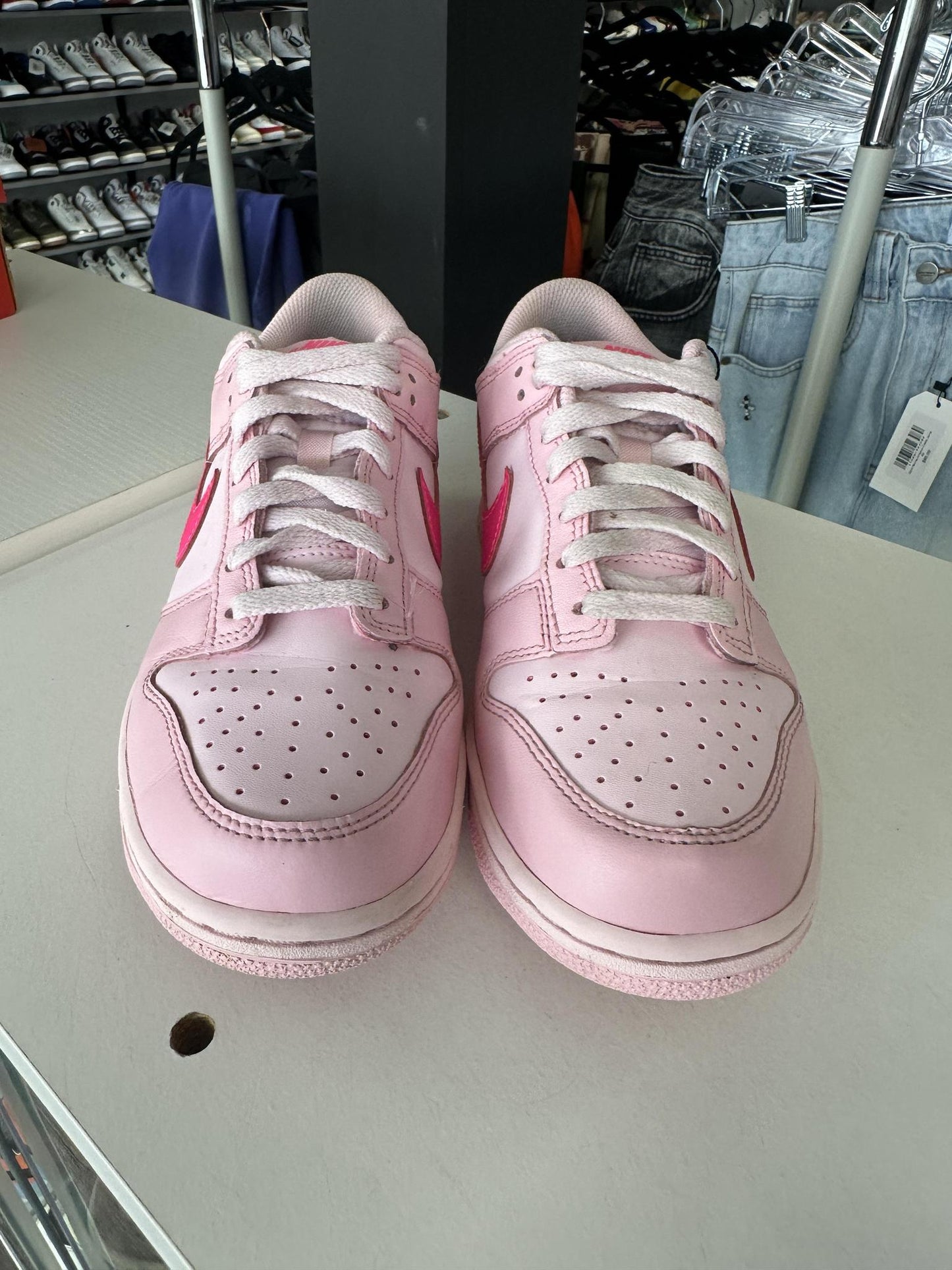 Nike Dunk Low "Triple Pink" Size 7Y/8.5W