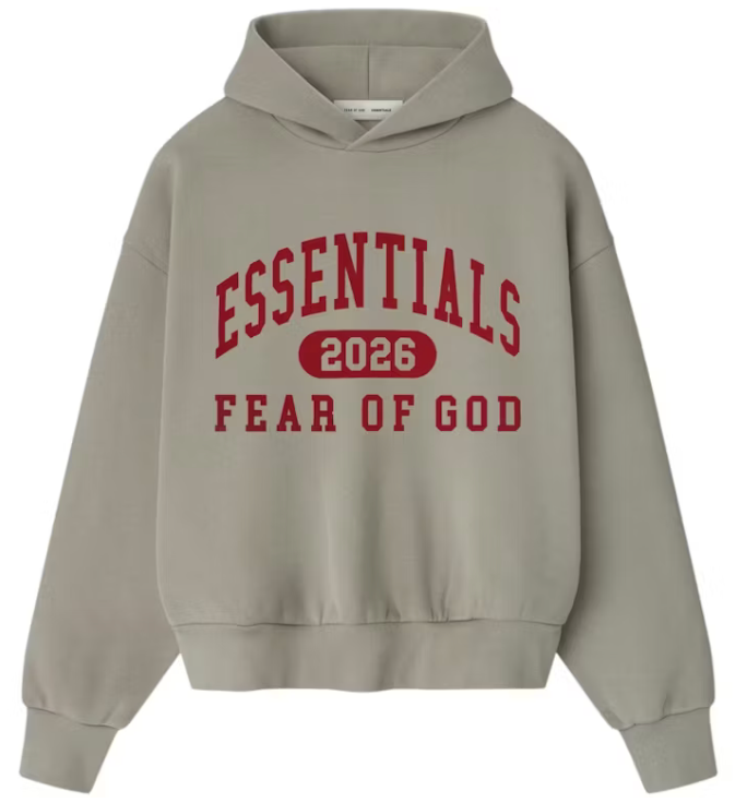 Fear of God Essentials Classic Hoodie Smoke Grey