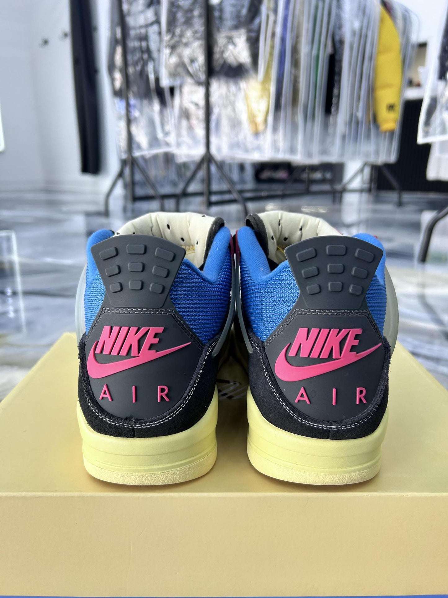 Jordan 4 X Union LA "Off Noir" Used Size 11
