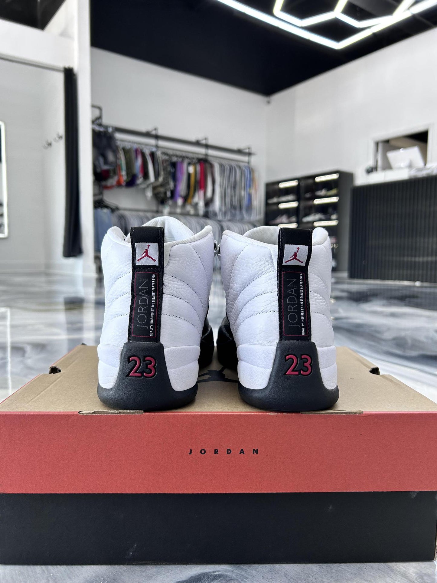 Jordan 12 "Red Taxi" Used Size 9
