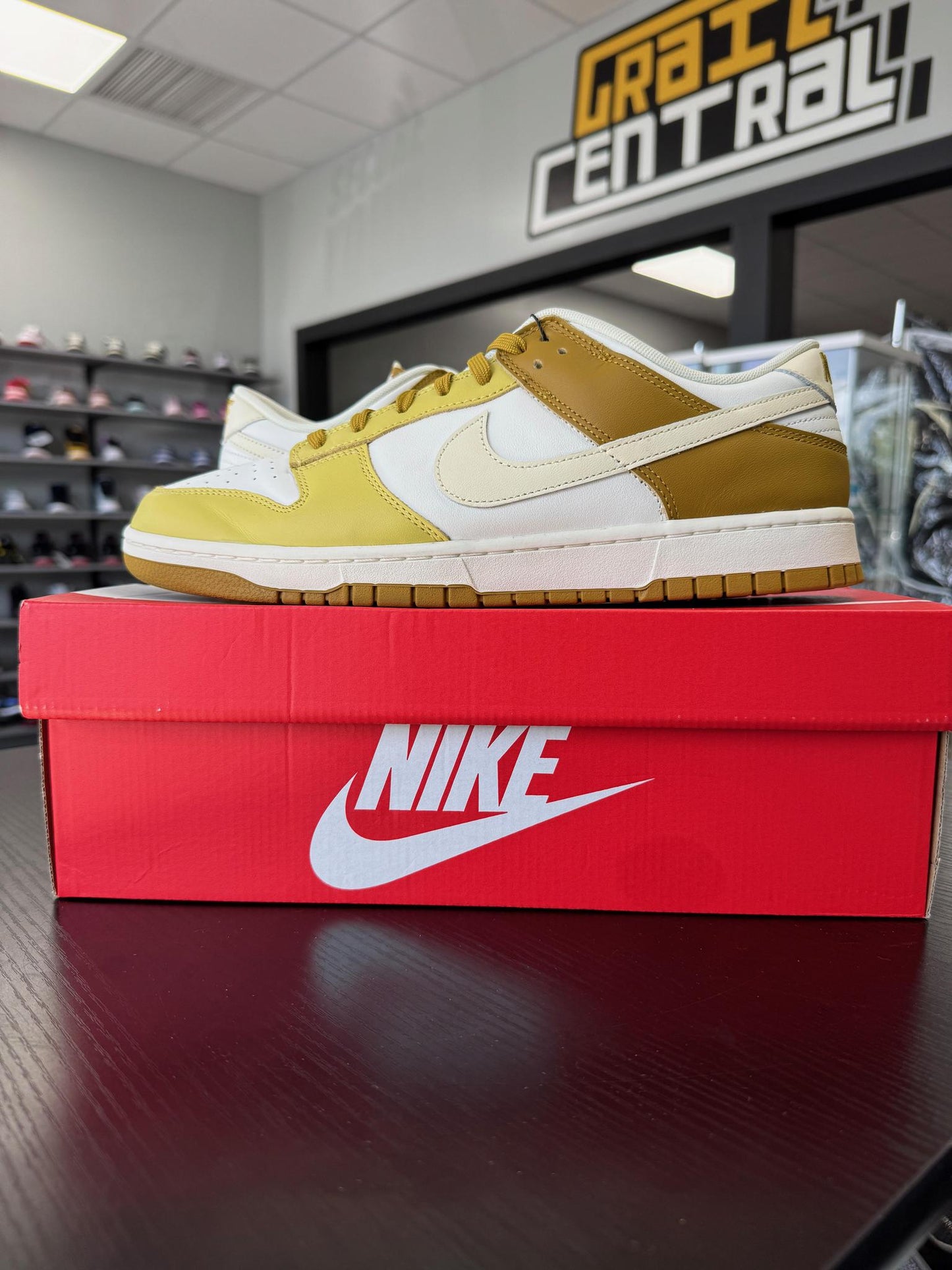 Nike Dunk Low "Bronzine" Used Size 13