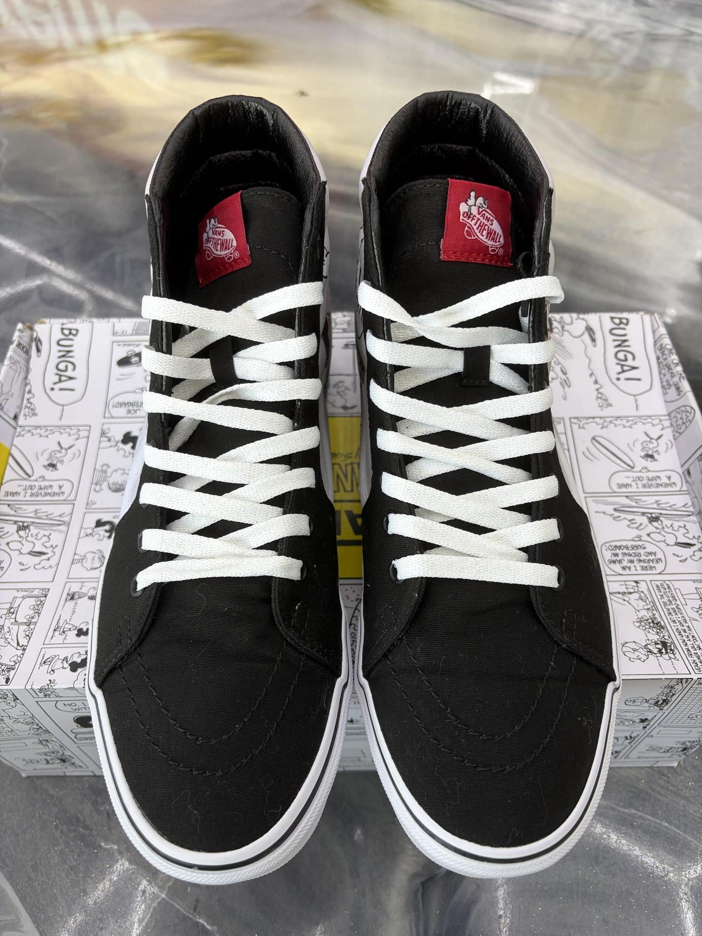 Vans Sk8 Hi "Peanuts" Used Size 9.5