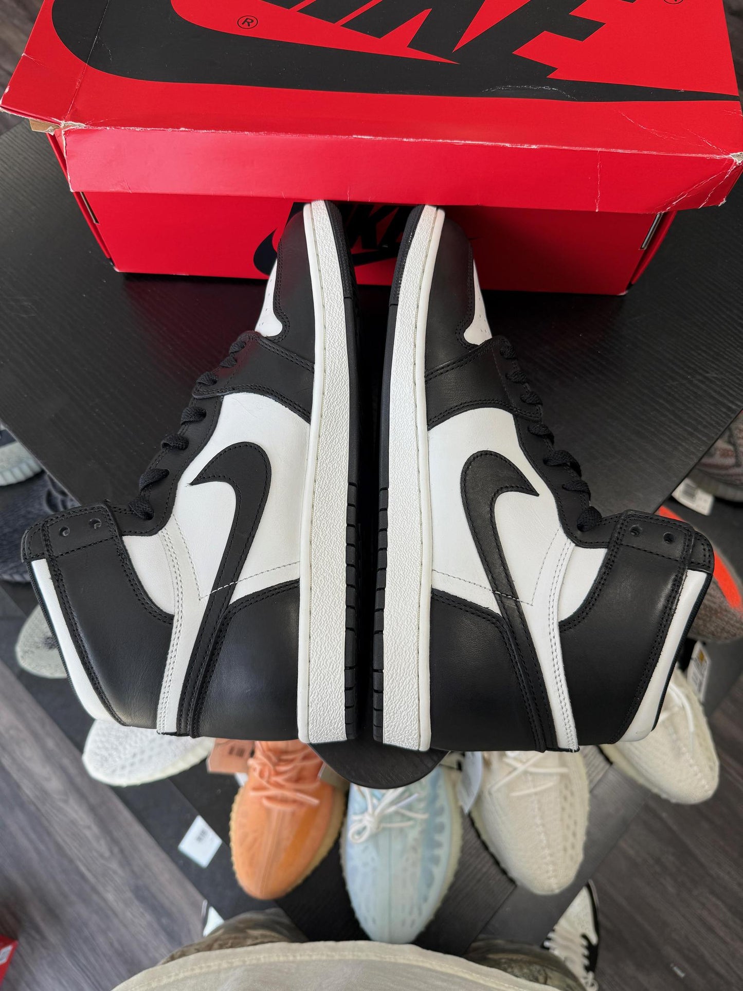 Jordan 1 '85 "Black White" Used Size 13