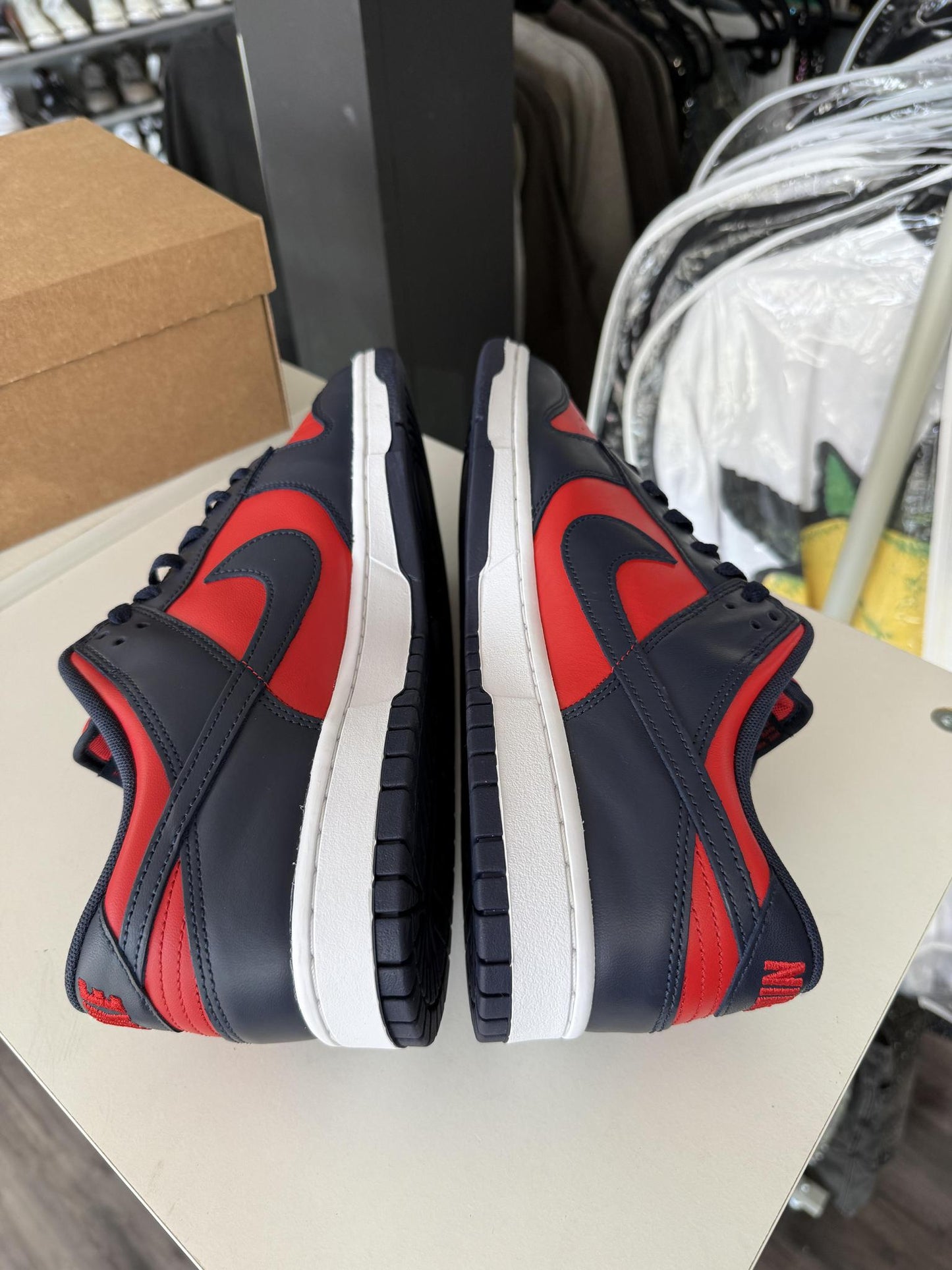 Nike Dunk Low "CO.JP University Red" Used Size 13