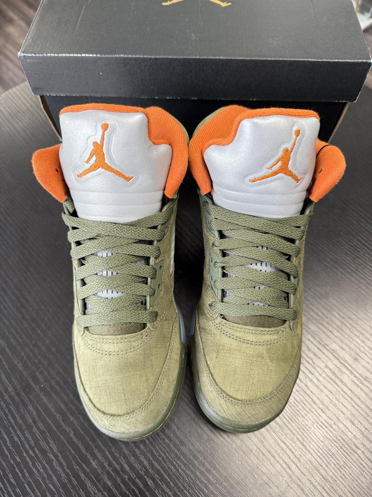 Jordan 5 "Olive" Used Size 6Y/7.5W