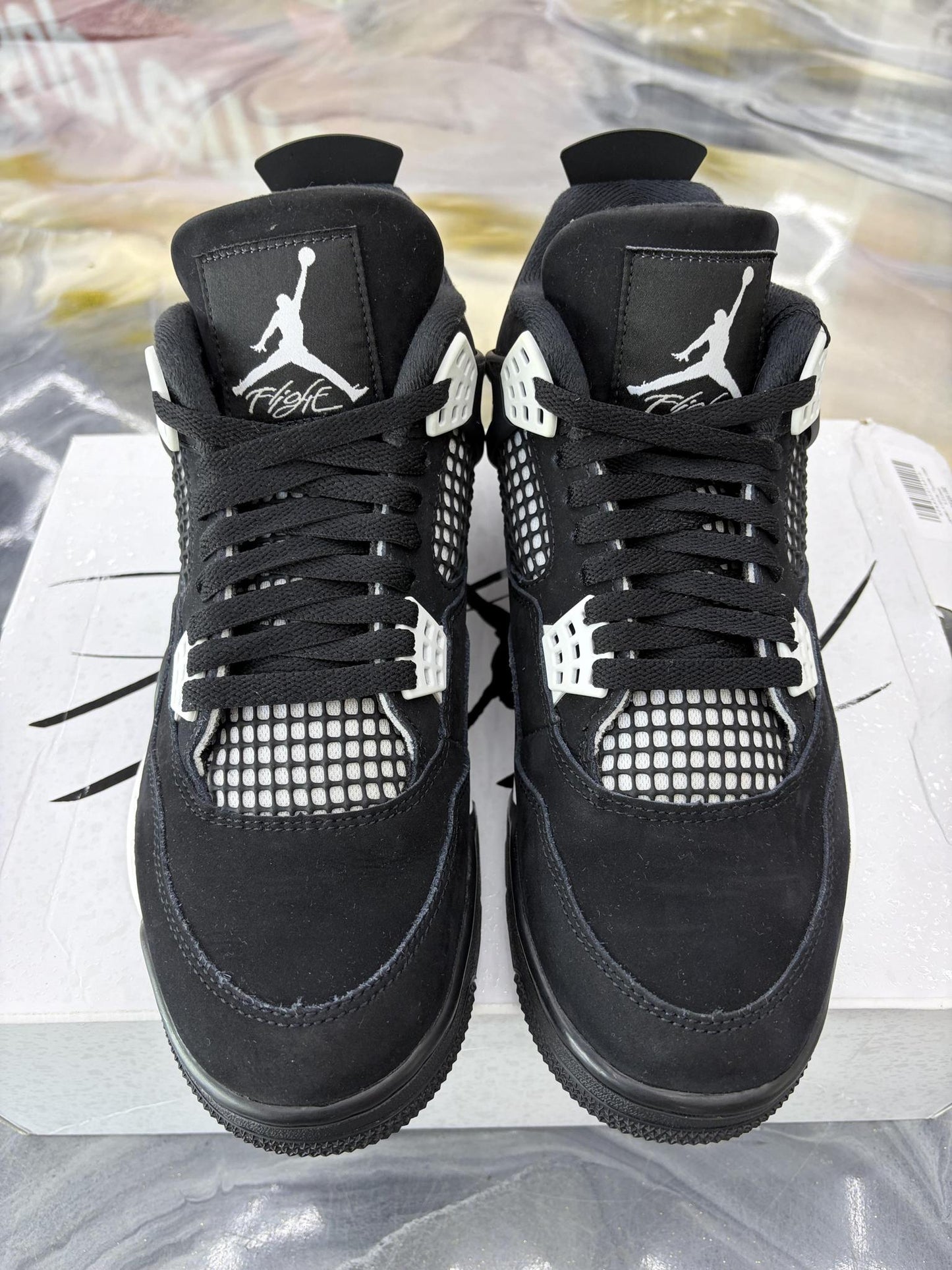Jordan 4 "White Thunder" Used Size 9.5