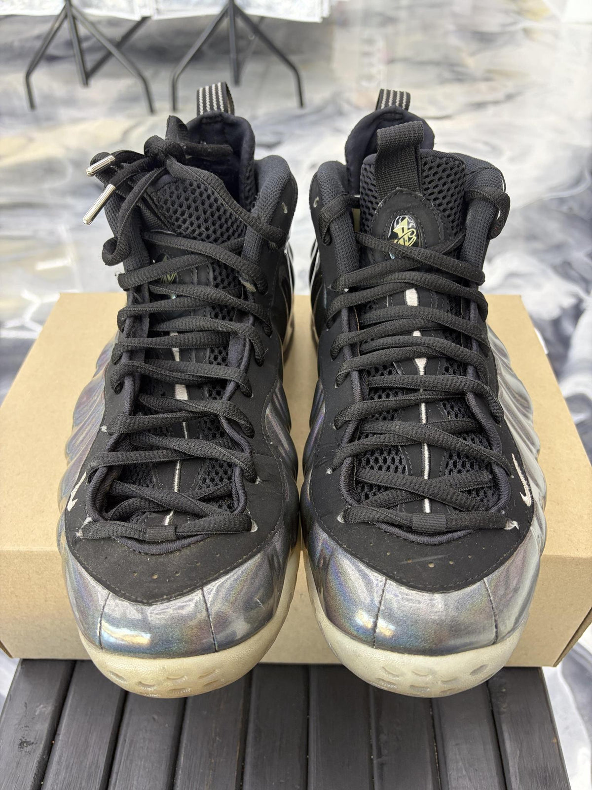 Nike Air Foamposite One "Hologram" Used Size 12