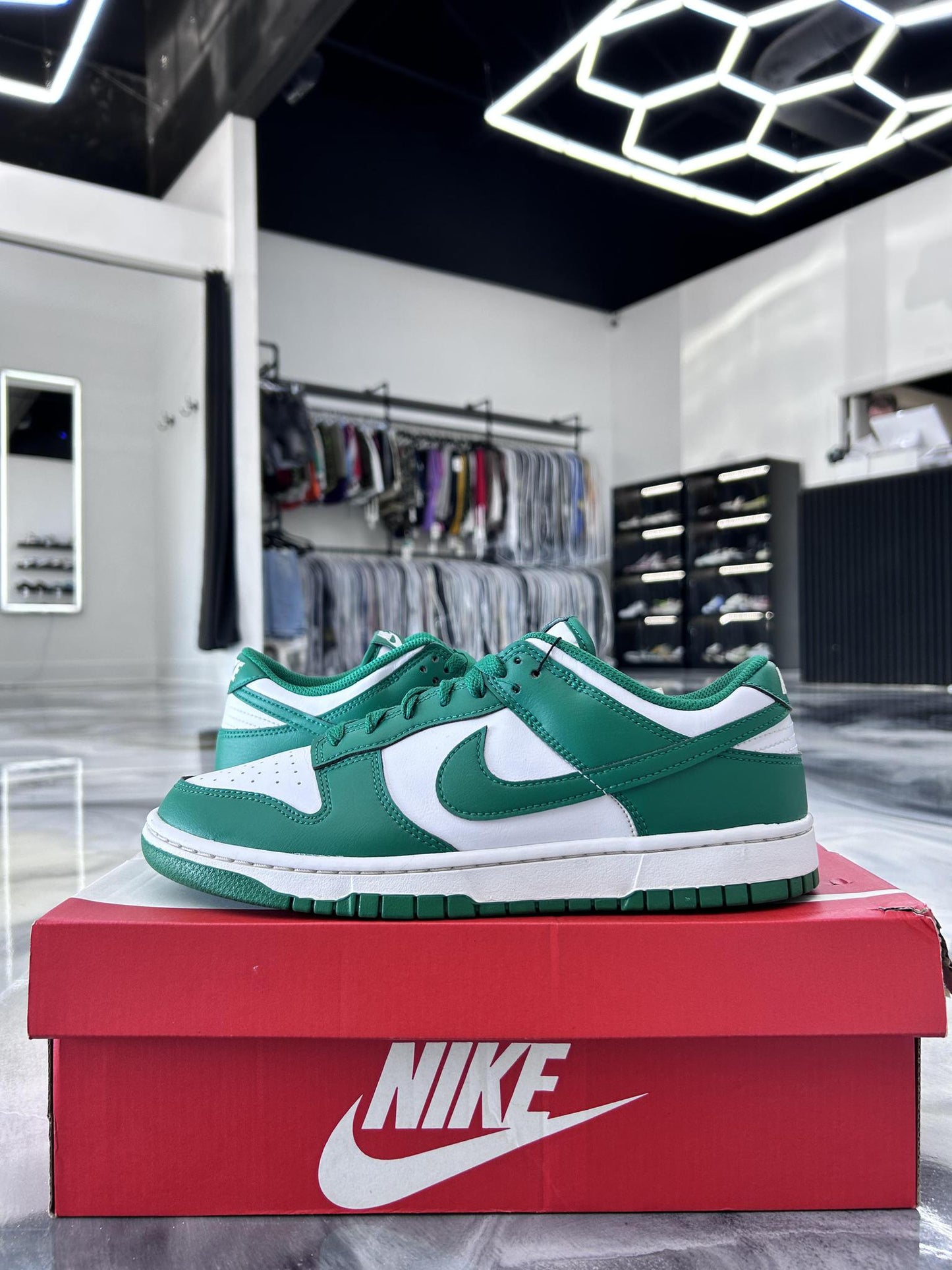 Dunk Low "Malachite" Used Size 9.5