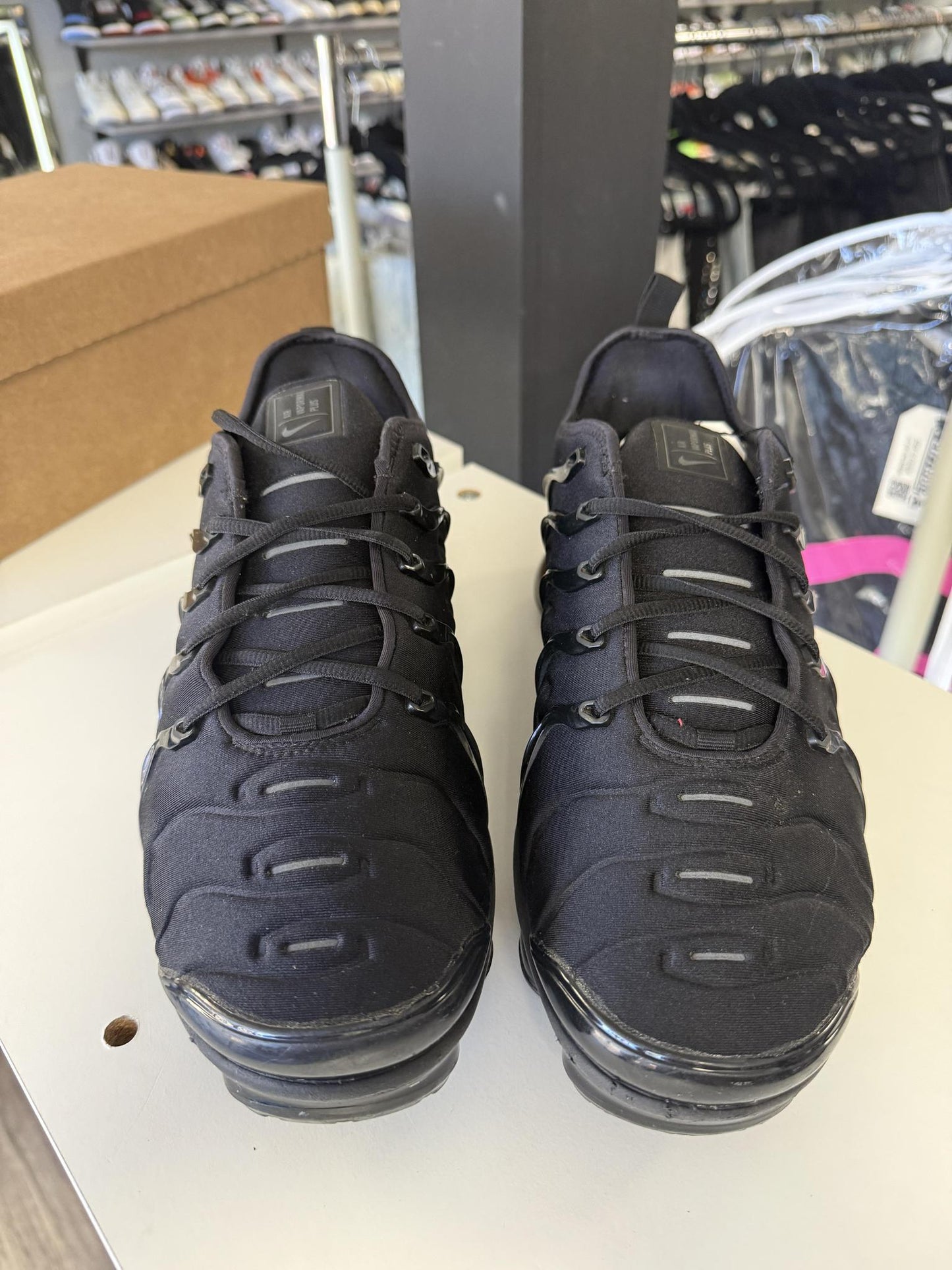 Nike VaporMax Plus "Triple Black" Used Size 12