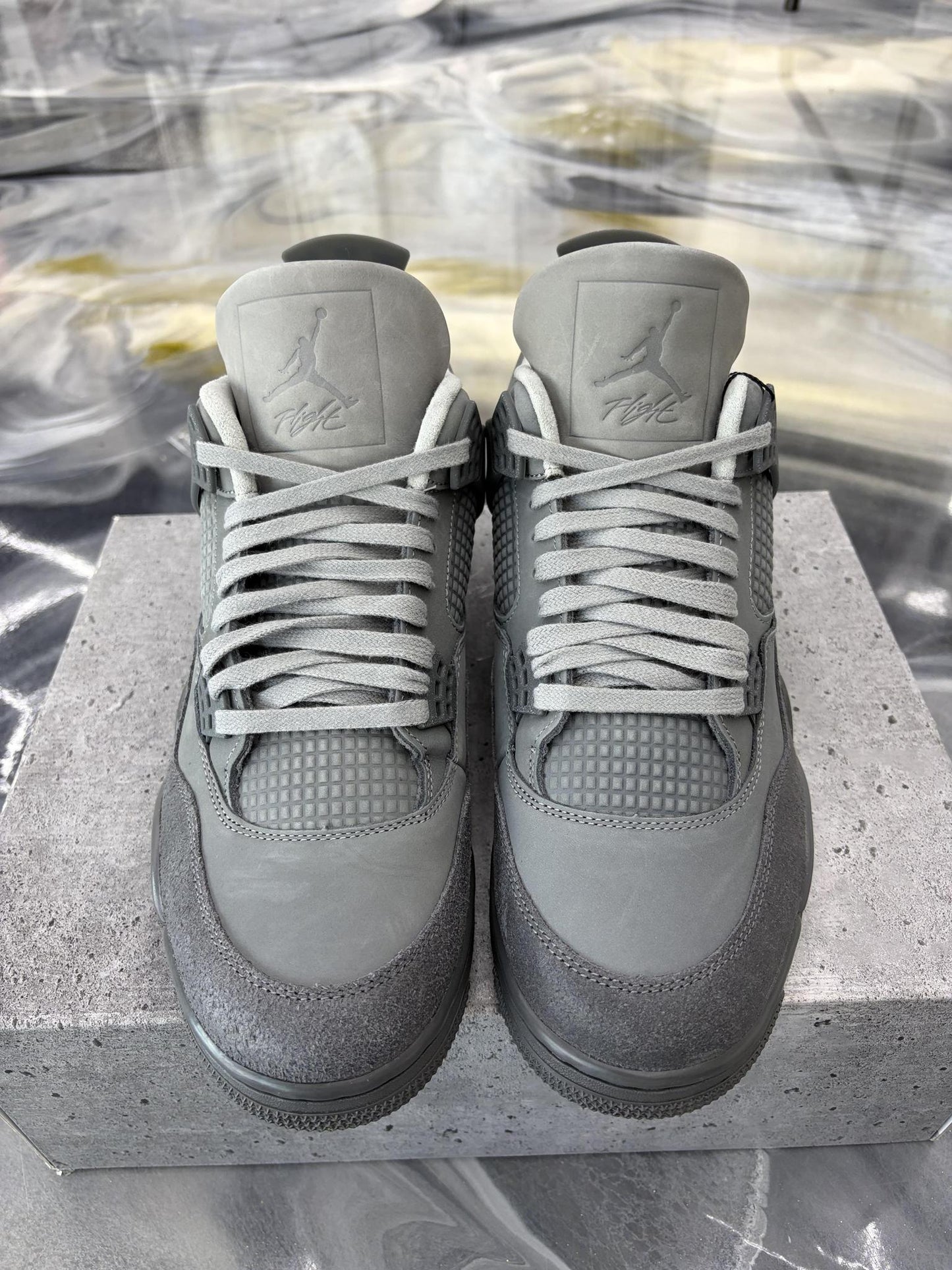 Jordan 4 "Wet Cement" Used Size 11.5
