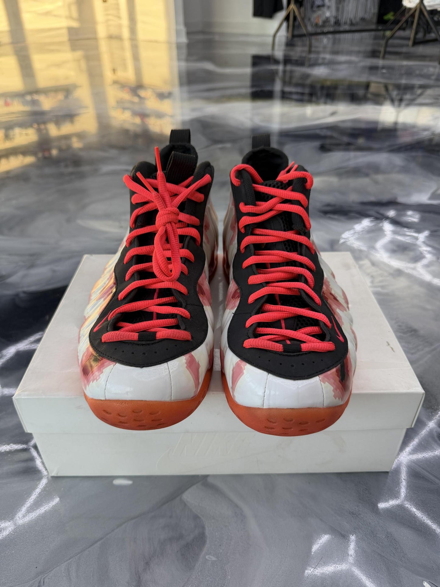 Nike Foamposite One "Thermal" Map Used Size 12