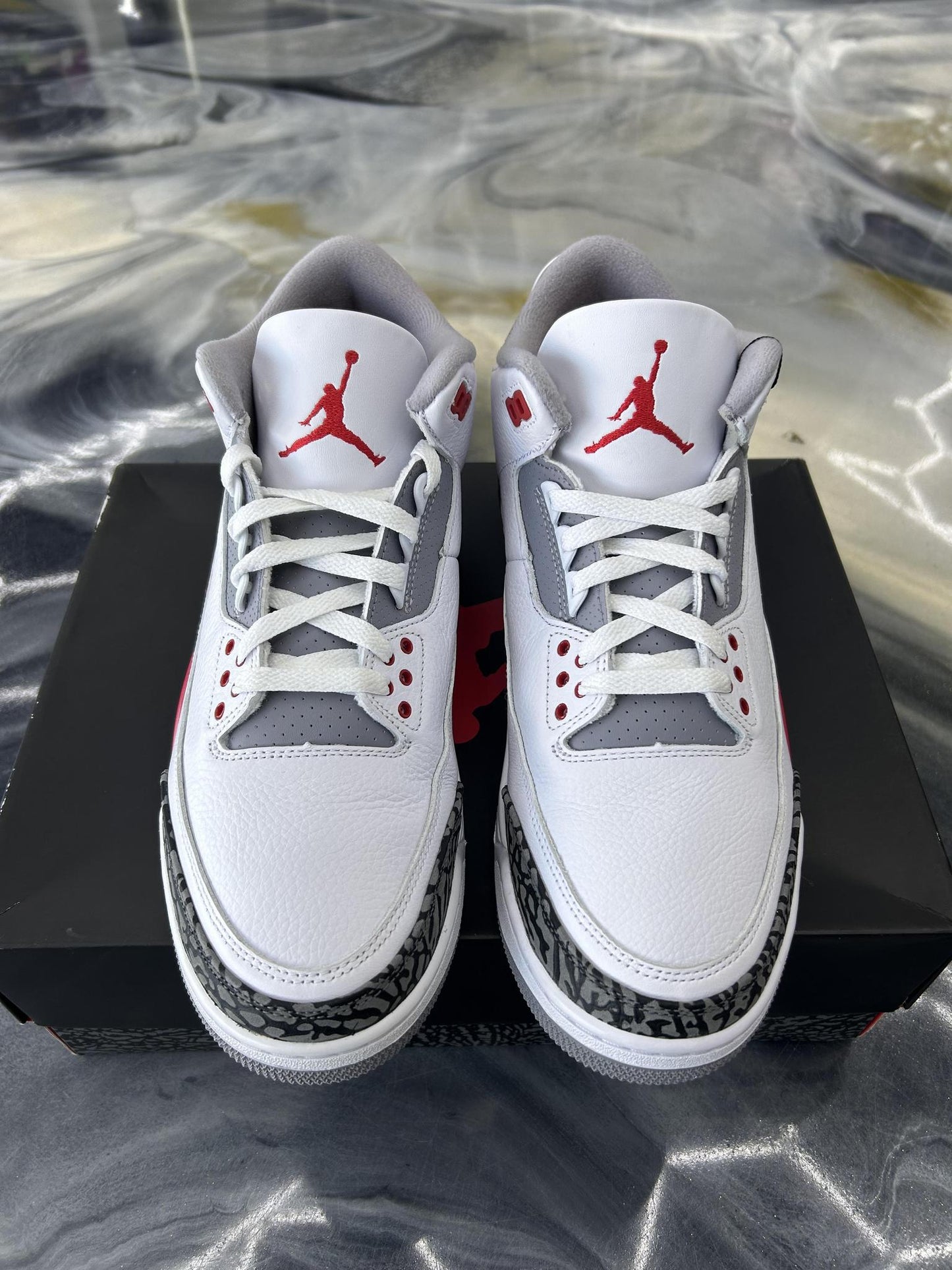 Jordan 3 "Fire Red" Used Size 12