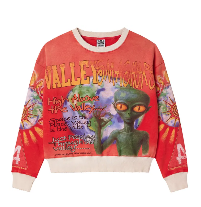 Vale Alien Box cut Long Sleeve "Orange"
