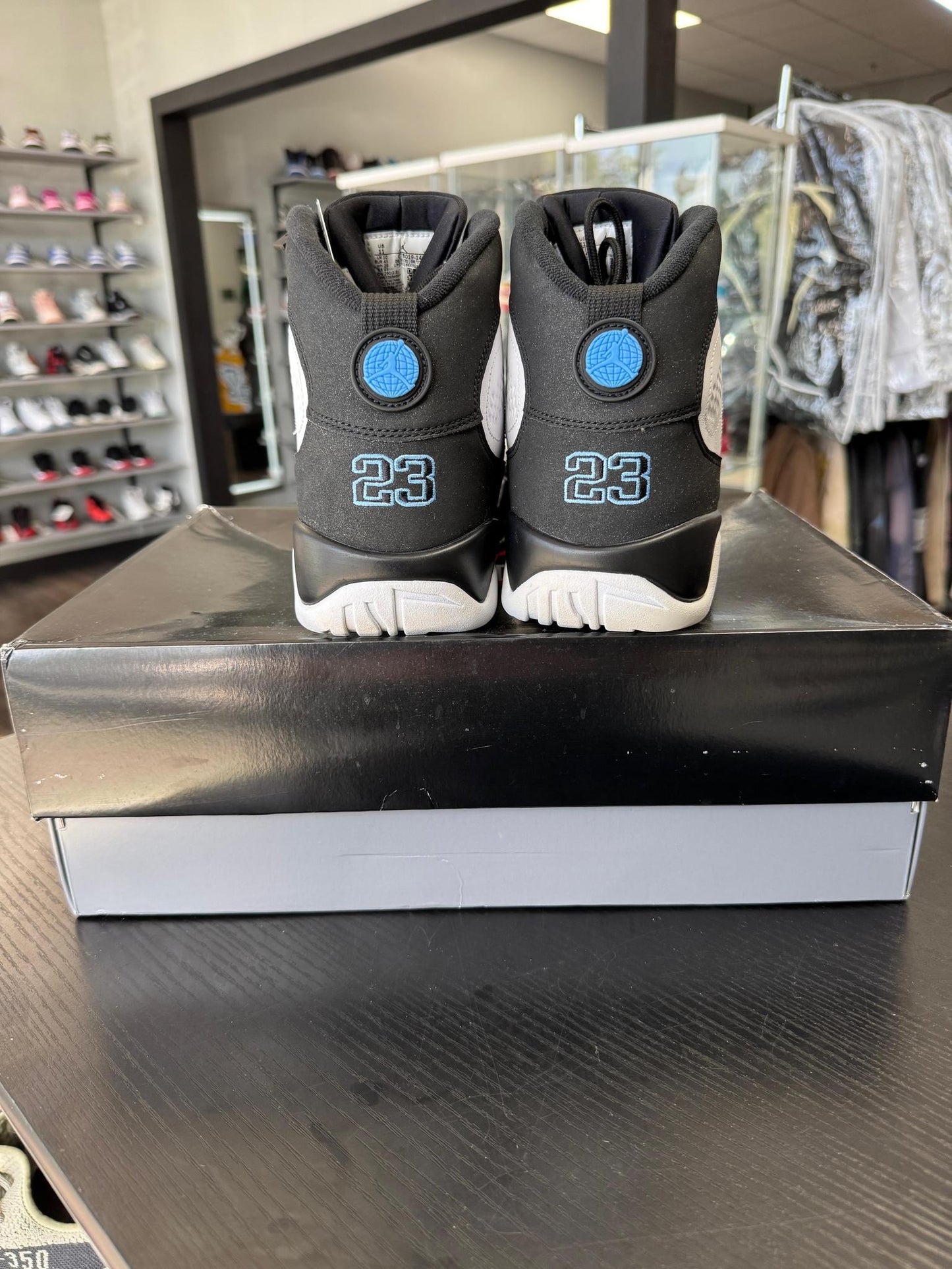Jordan 9 "University Blue" Used Size 11