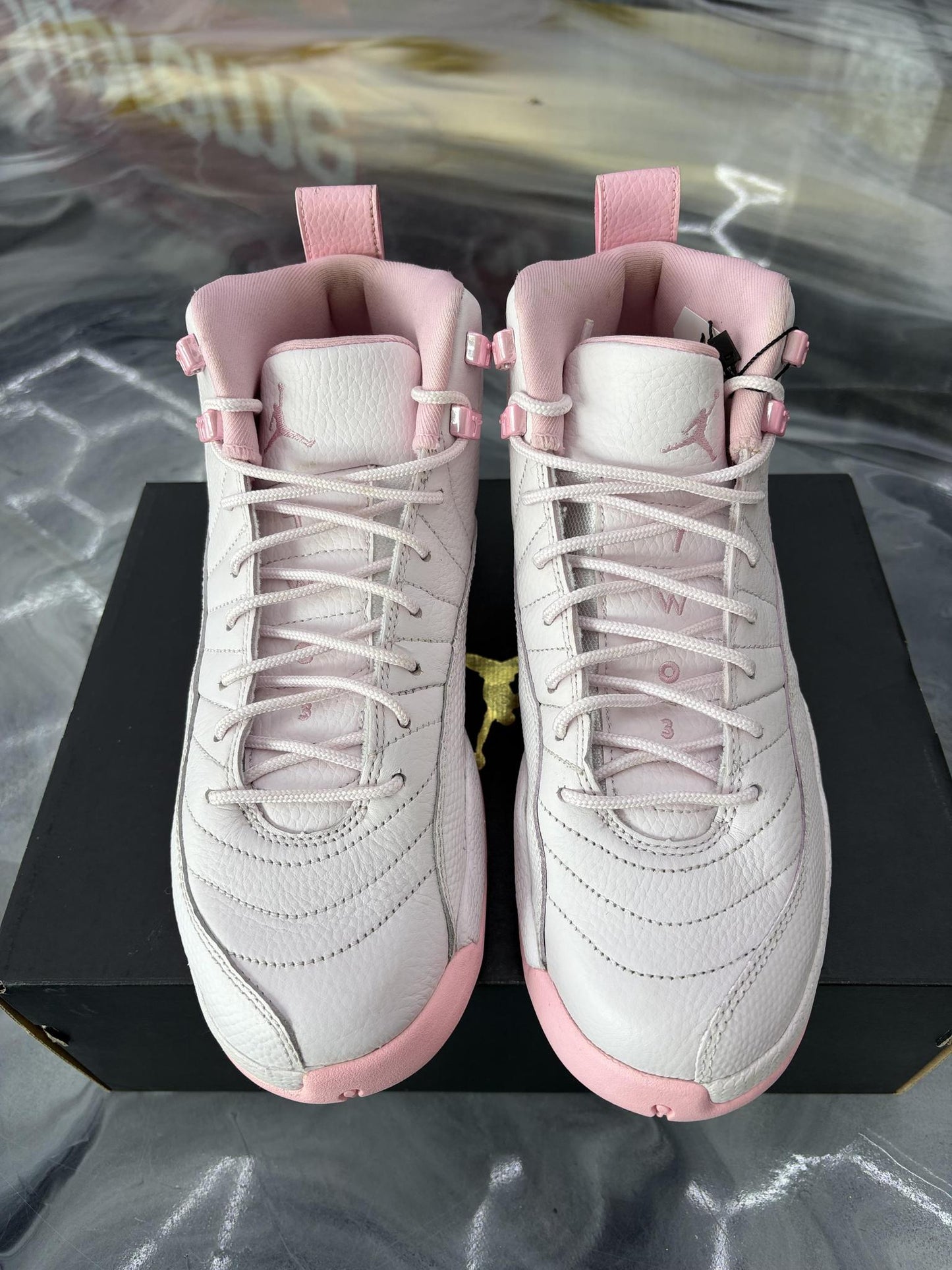 Jordan 12 "Pearl Pink" Used Size 6.5Y/8W